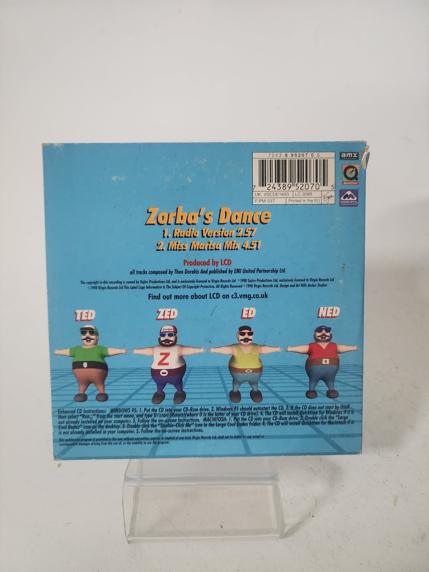 LCD: Zorba's Dance CD Single