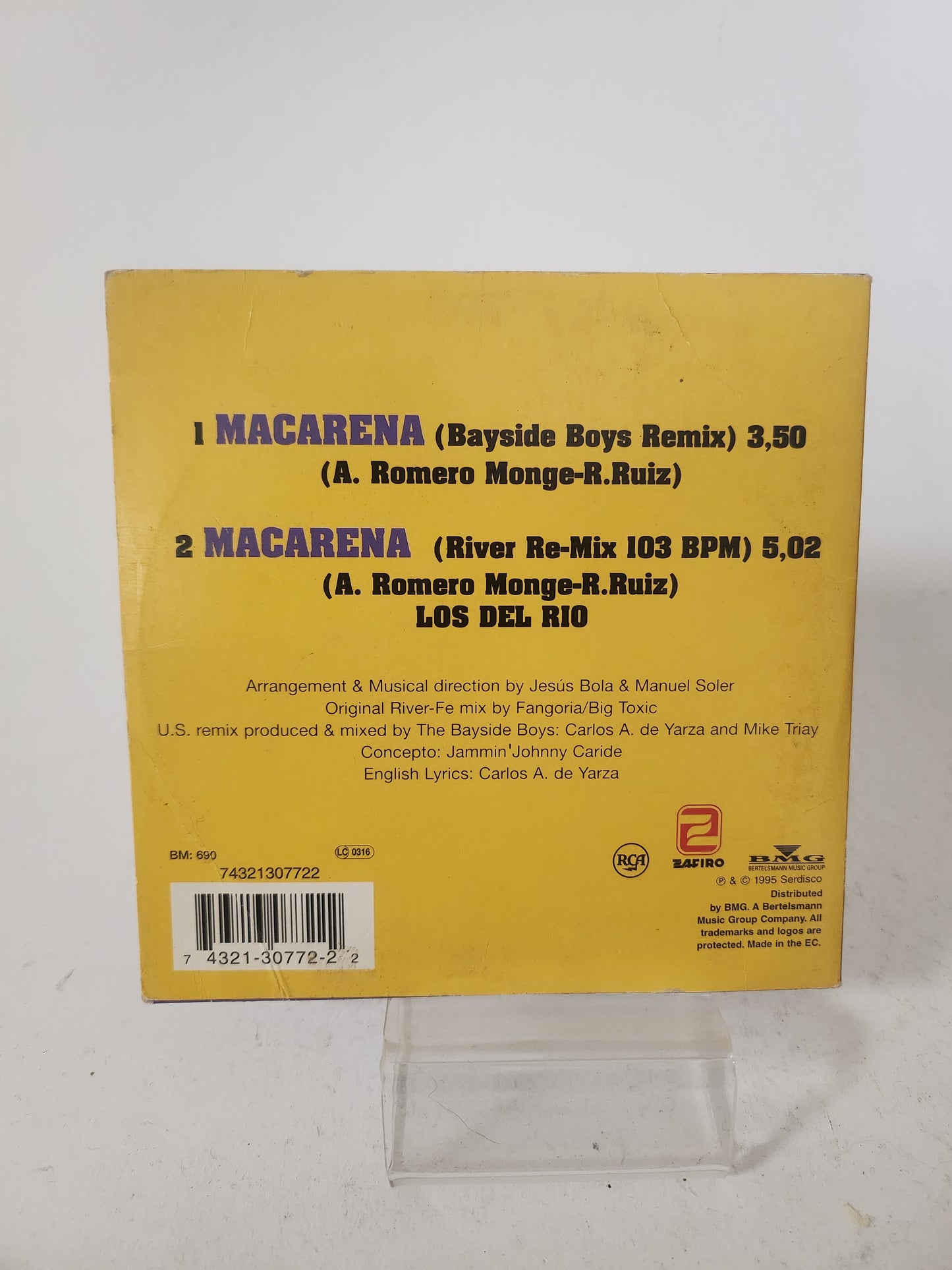 Los Del Rio: Macarena CD Single