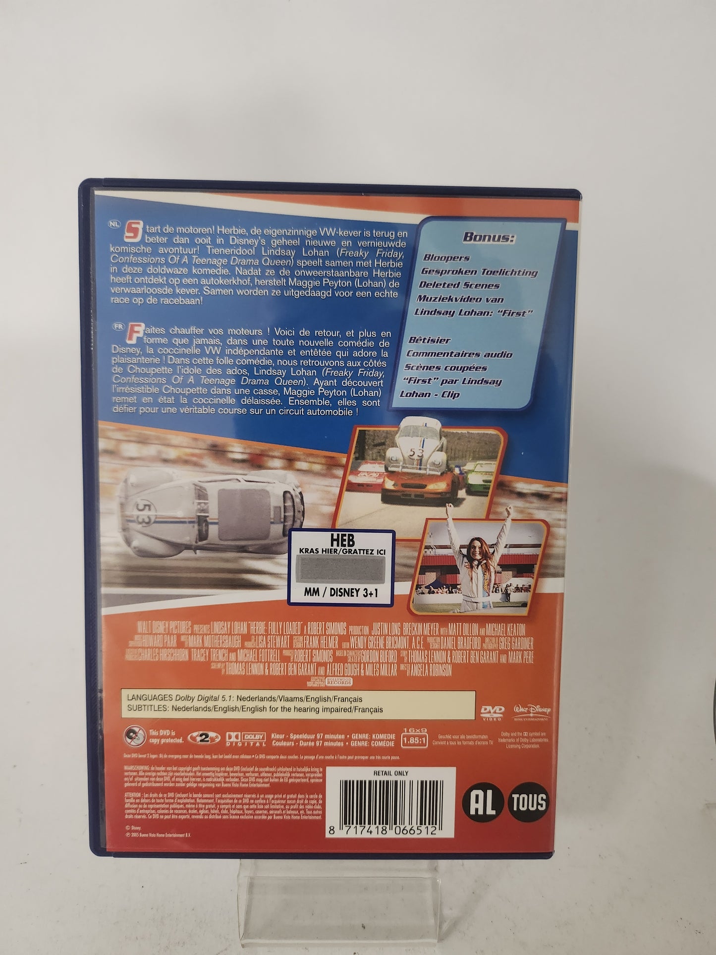 Herbie: Fully Loaded Dvd