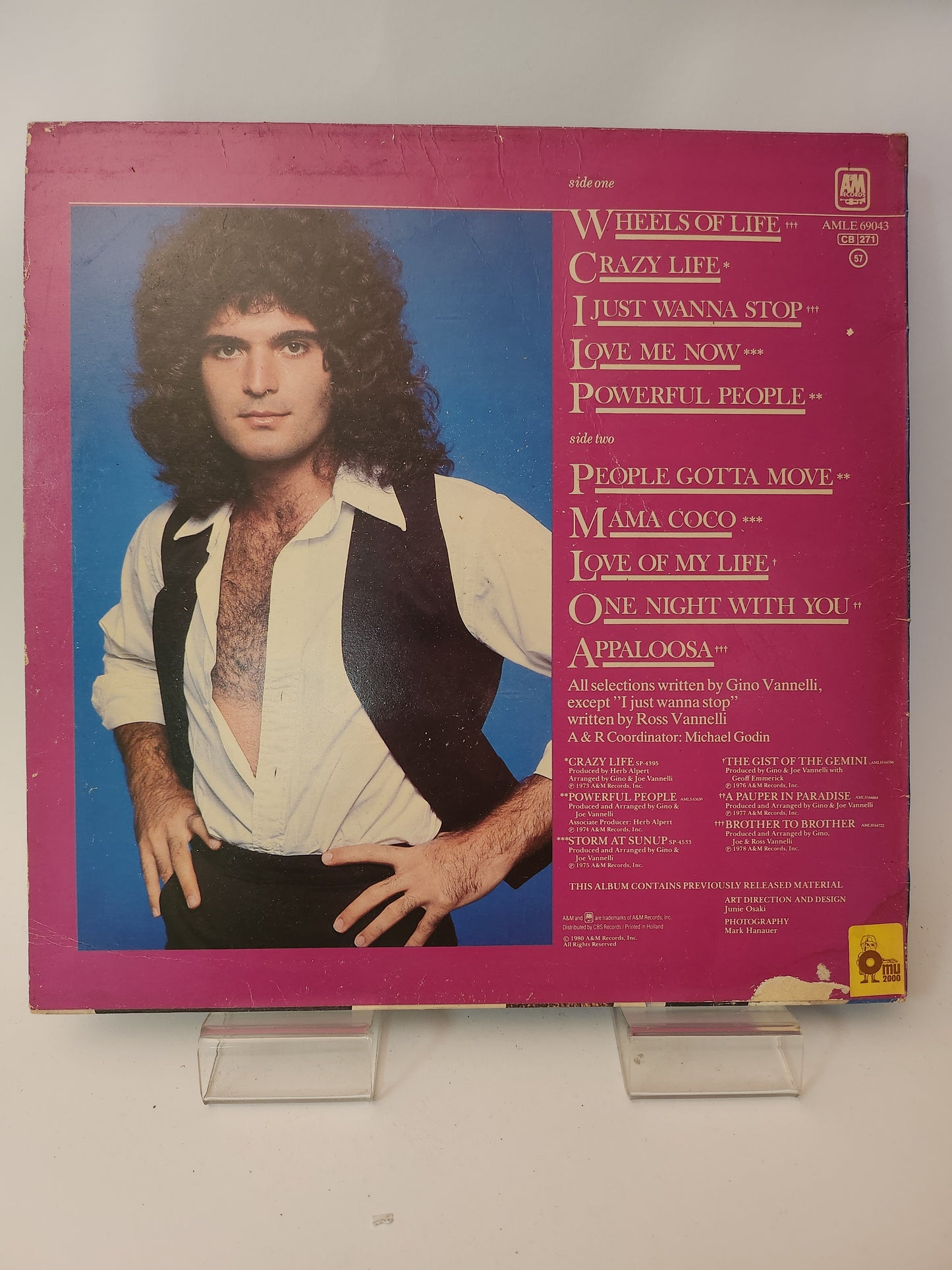 Best of Gino Vannelli LP Vinyl
