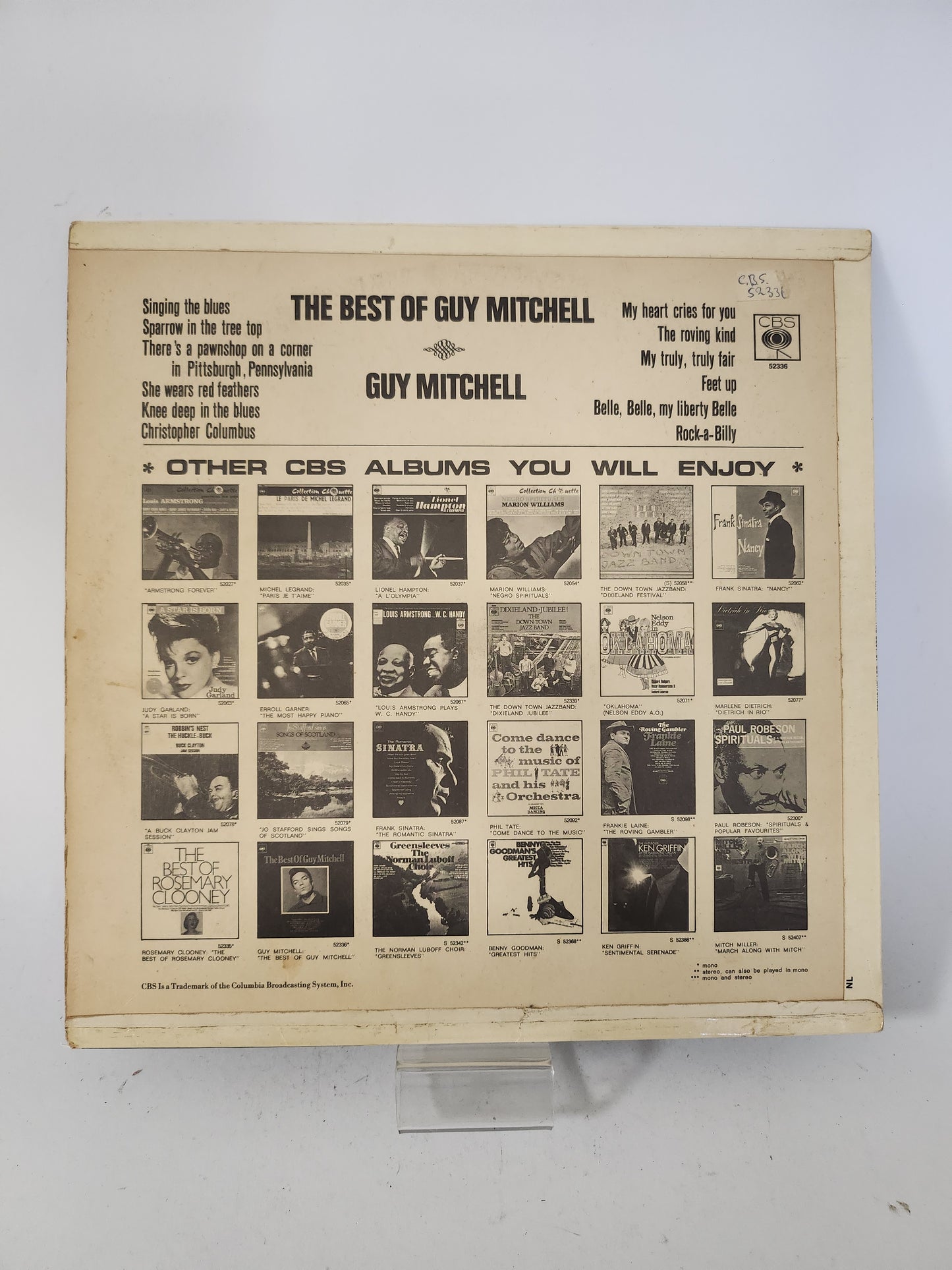 Best of Guy Mitchell LP Vinyl