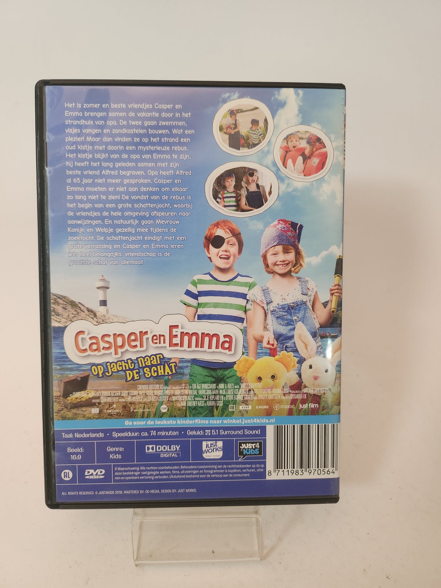 Casper en Emma: Op Jacht naar de Schat Dvd Kids