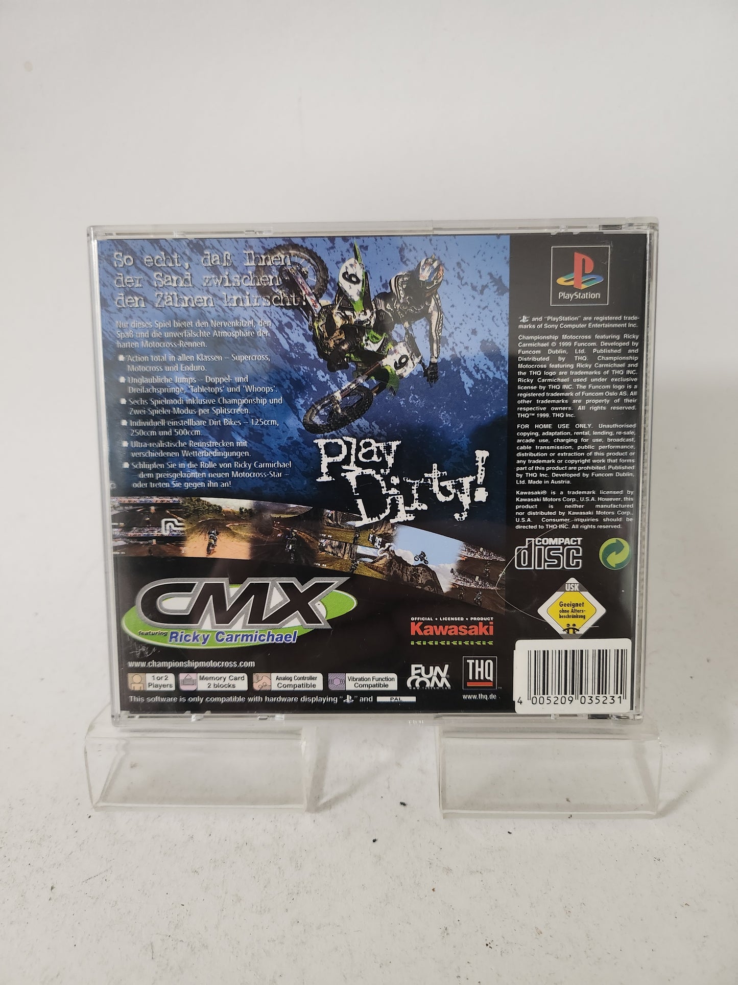 Championship Motocross featering Ricky Carmichael Playstation 1