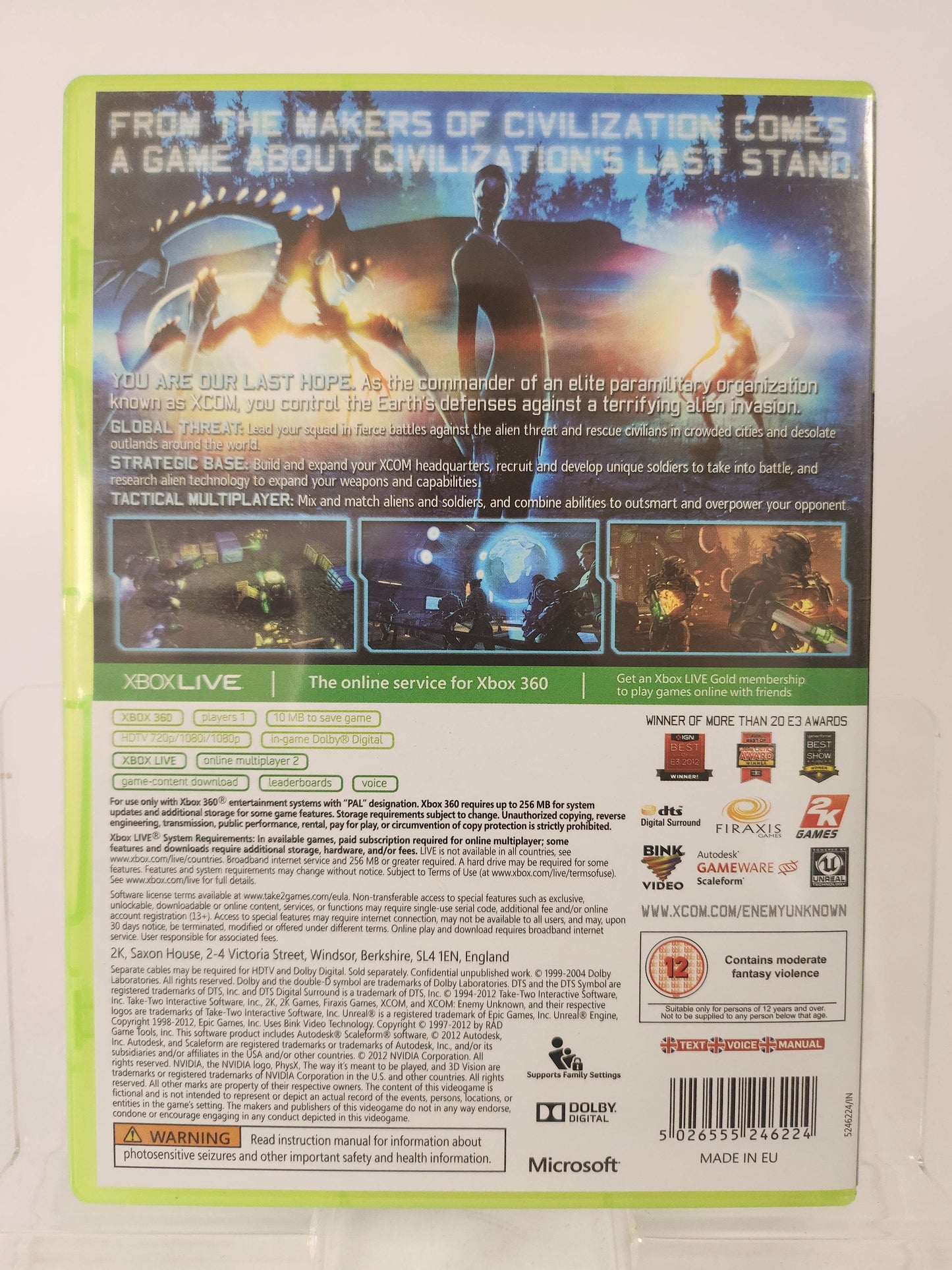 Xcom Enemy Unkown Xbox 360 - Feniks Gameshop