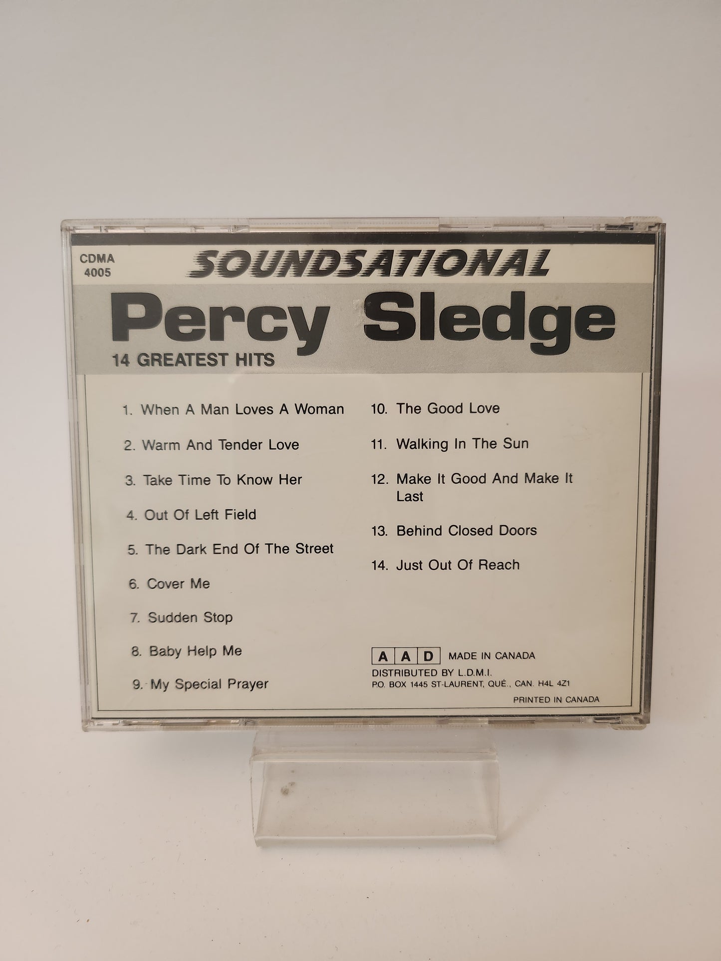 Percy Sledge: 14 Greatest Hits CD