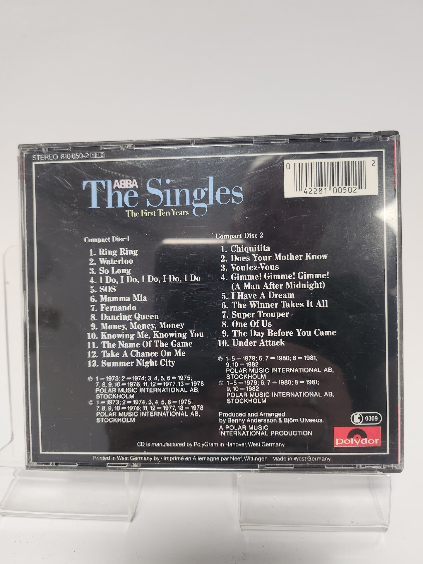 ABBA the Singles: the First Ten Years CD
