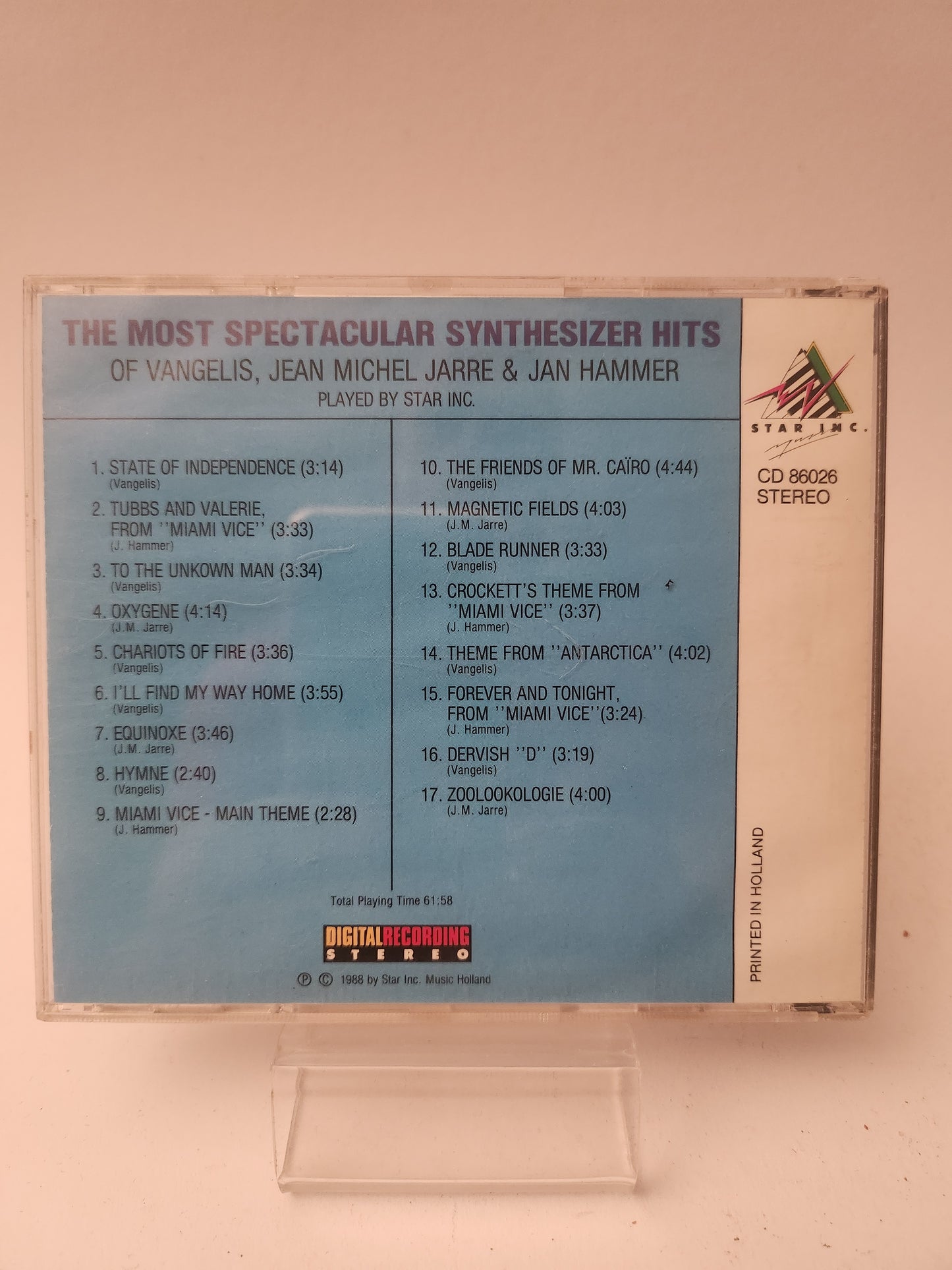 Most Spectacular Synthesizer Hits CD