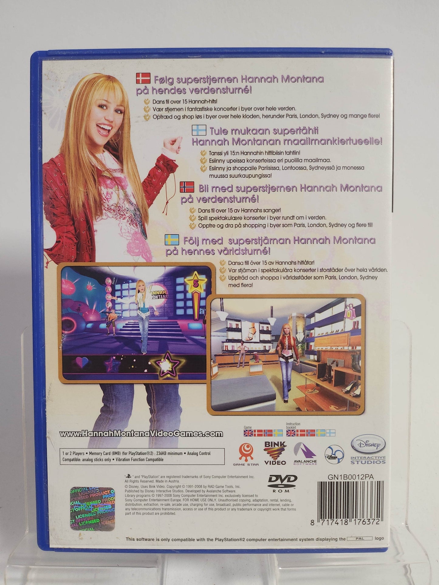 Hannah Montana Spotlight World Tour Playstation 2 - Feniks Gameshop