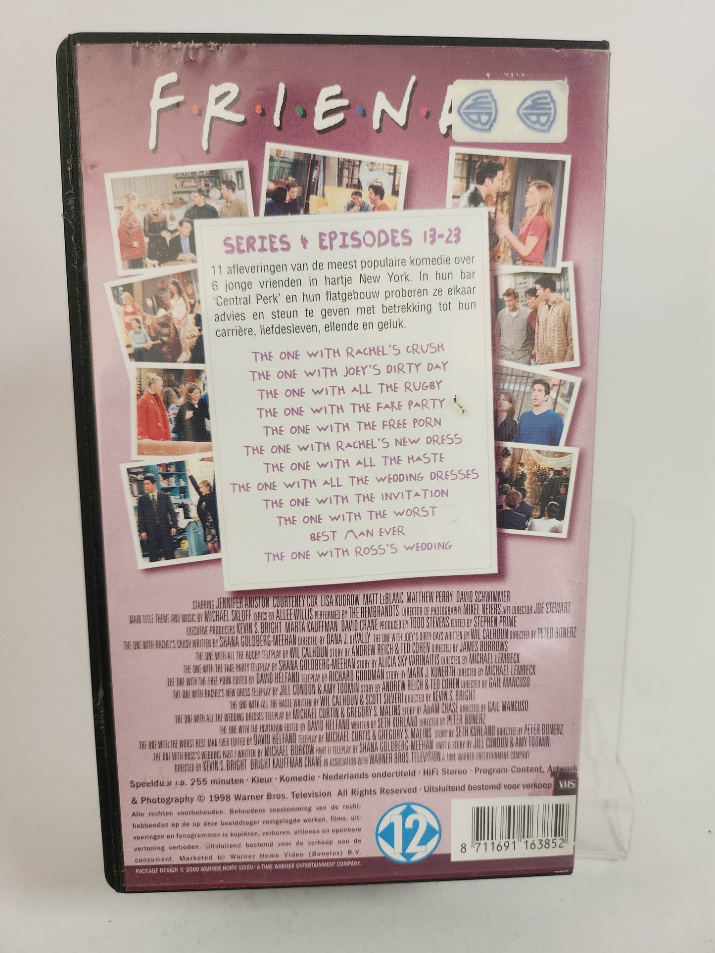 Friends Series 4 Episodes 13 - 23 VHS - Feniks Gameshop