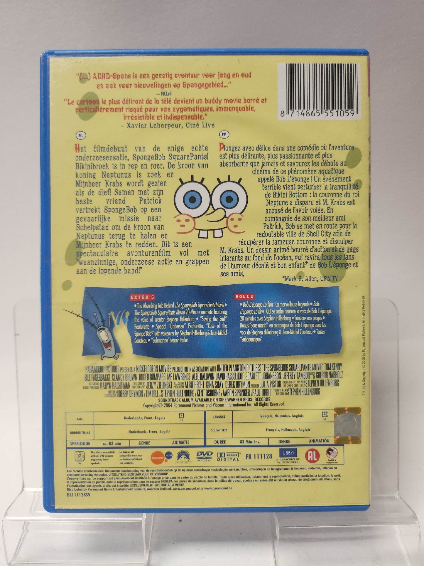 SpongeBob SquarePants the Movie DVD Kids - Feniks Gameshop