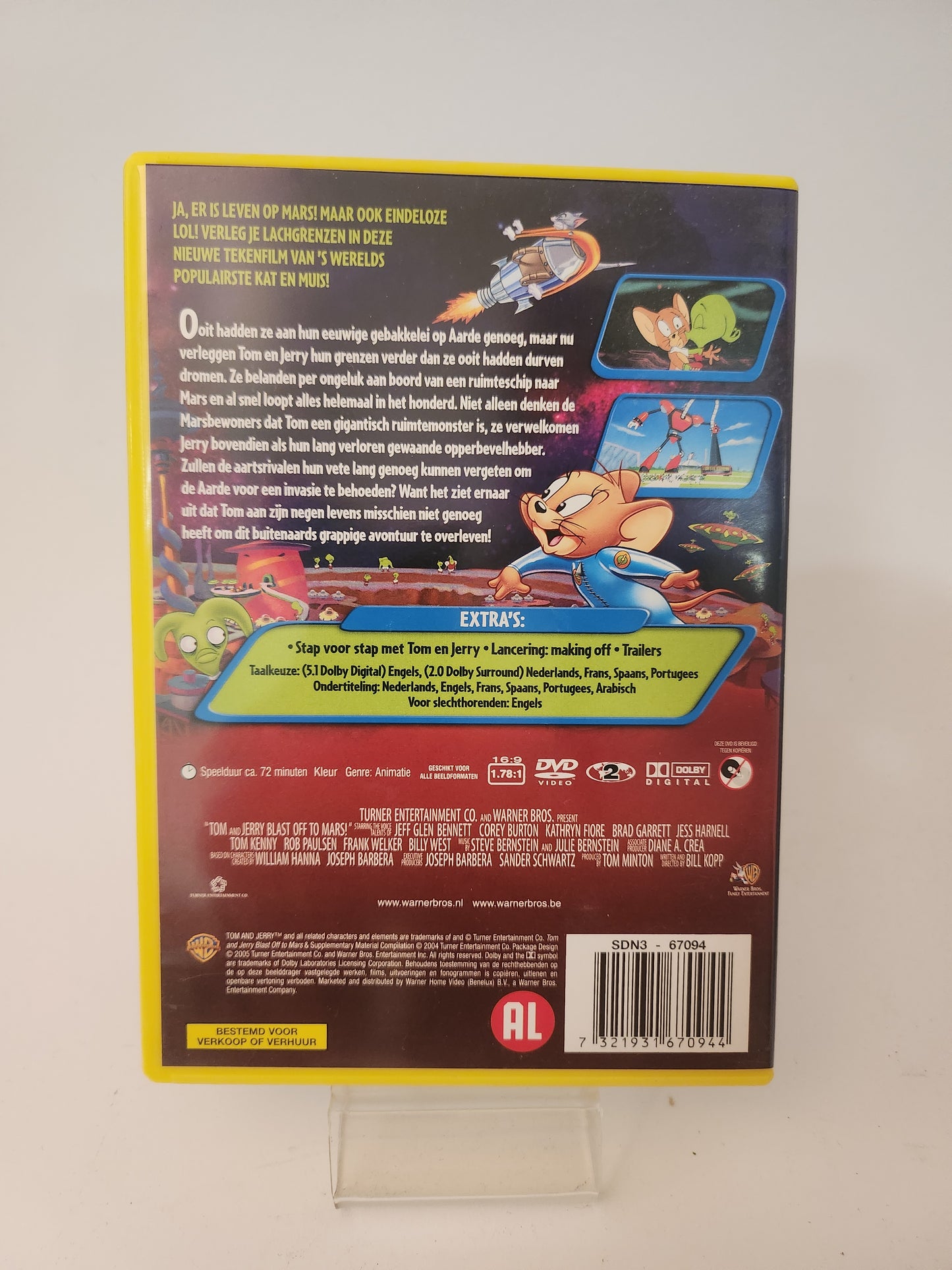 Tom en Jerry: Missie naar Mars Dvd Kids