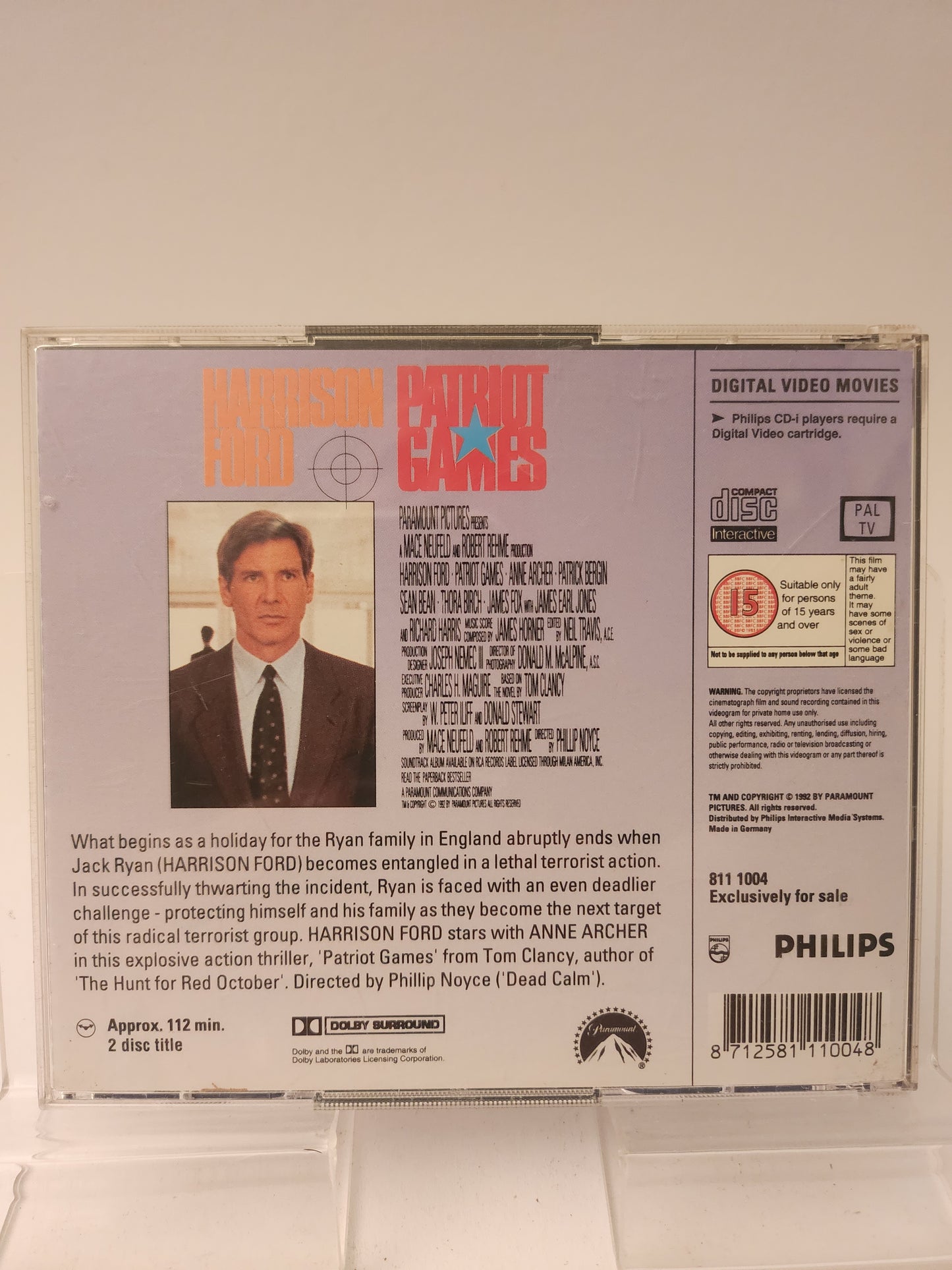 Patriot Games Philips CD-i