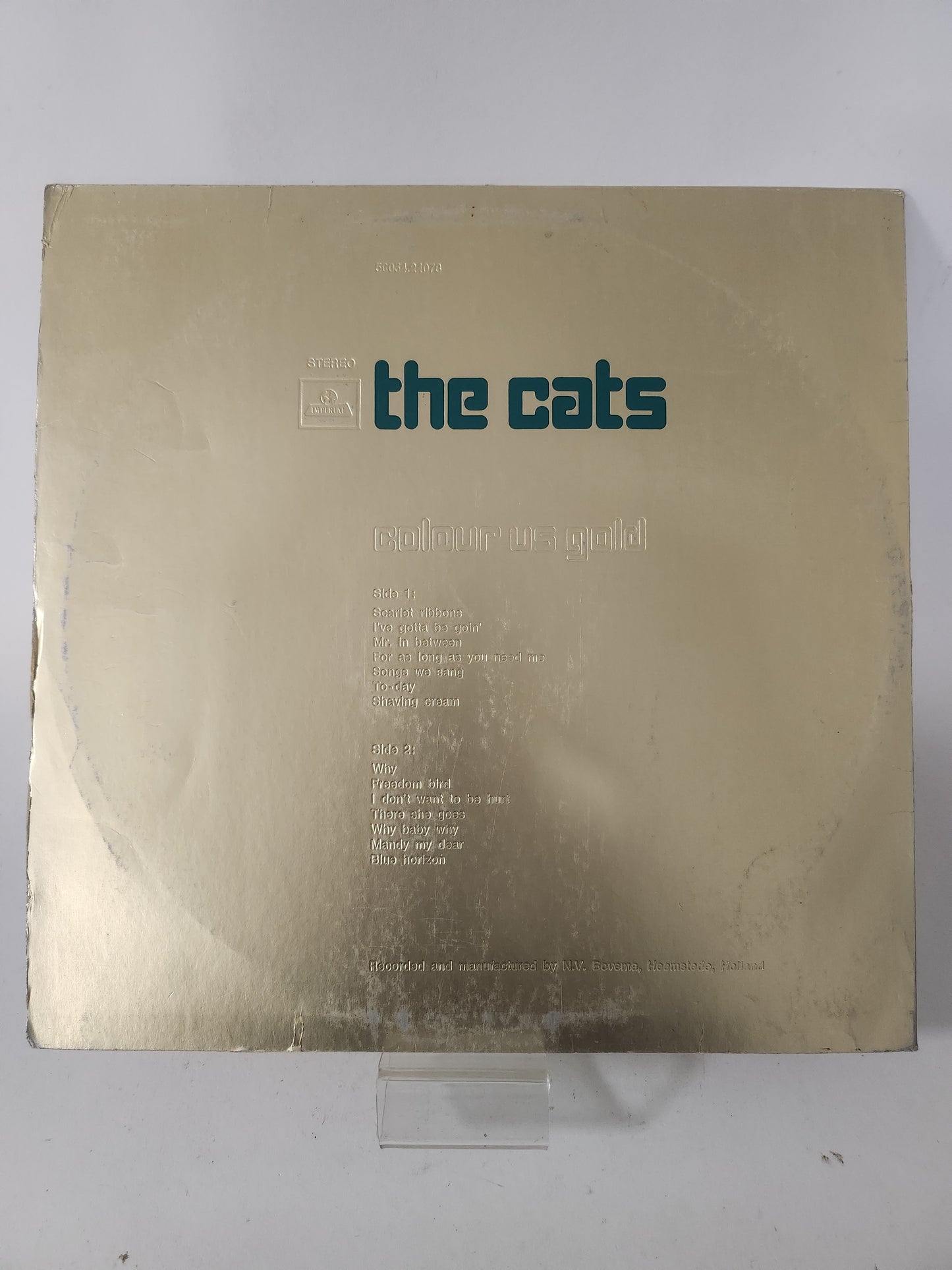 Colour Us Gold: the Cats LP Vinyl