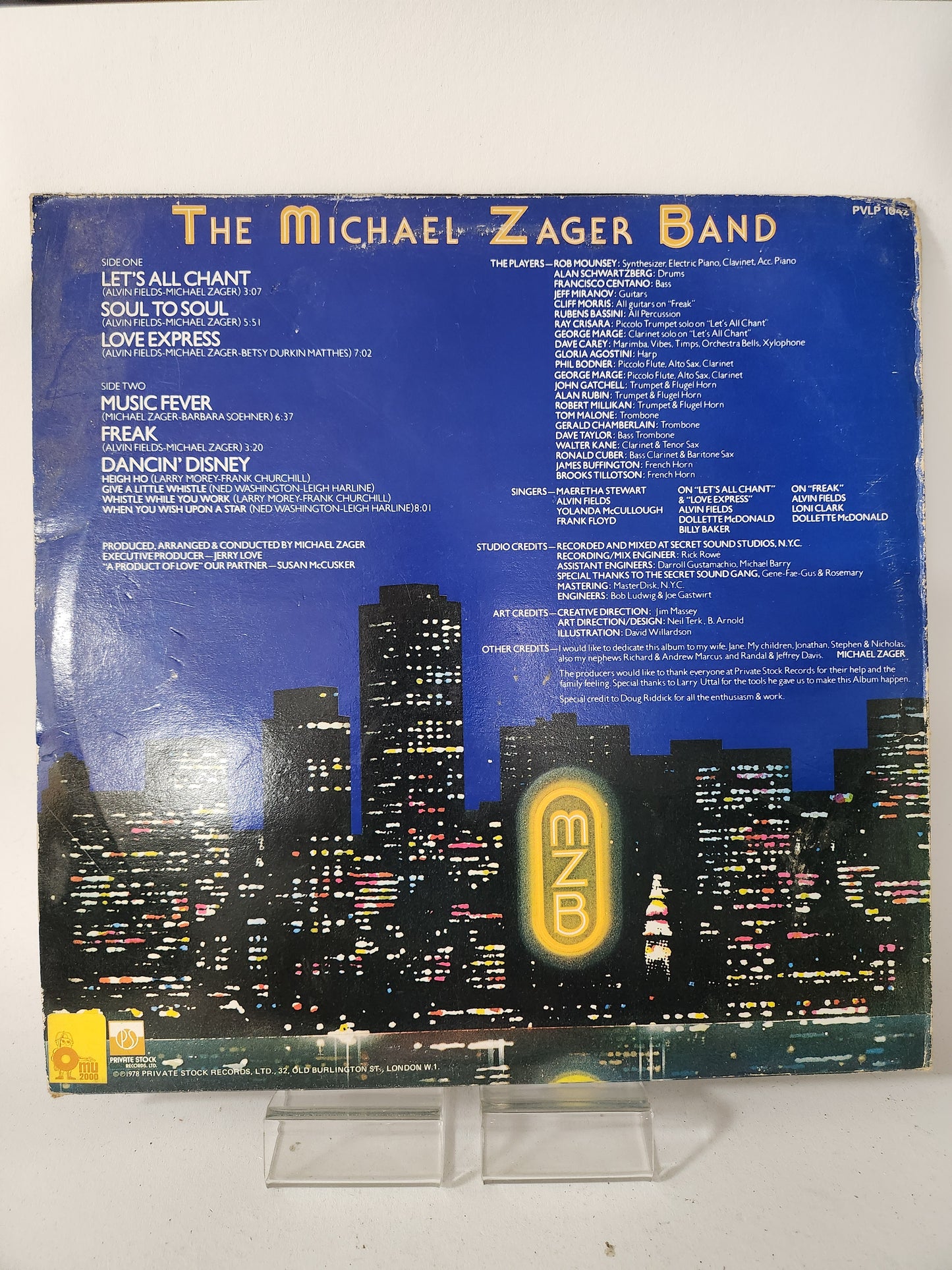 Let's All Chant: the Michael Zager Band LP Vinyl