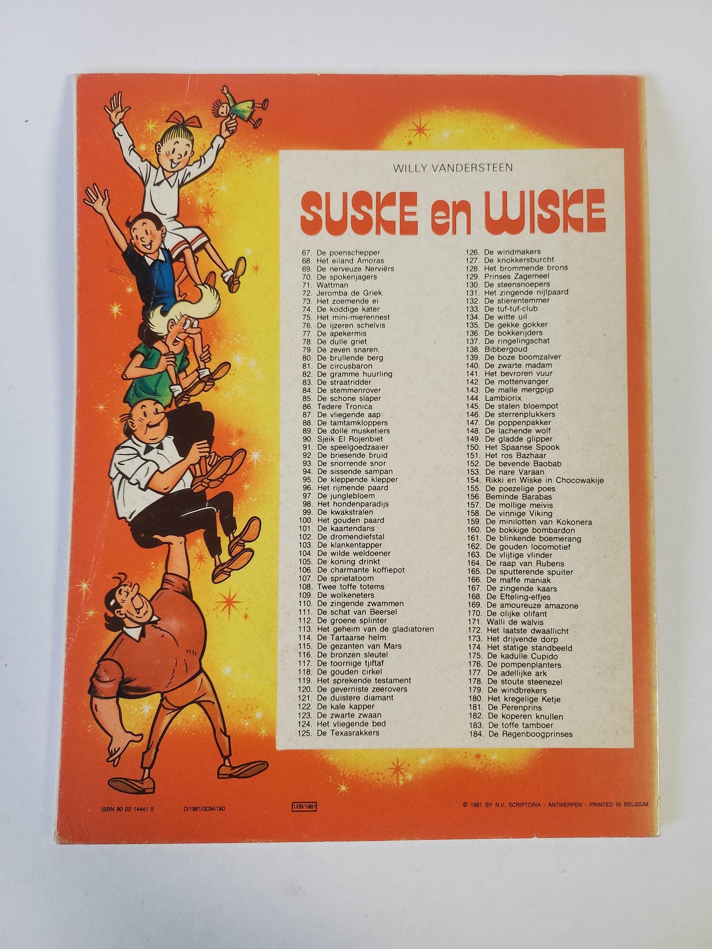 184: de Regenboogprinses Suske en Wiske - Feniks Gameshop