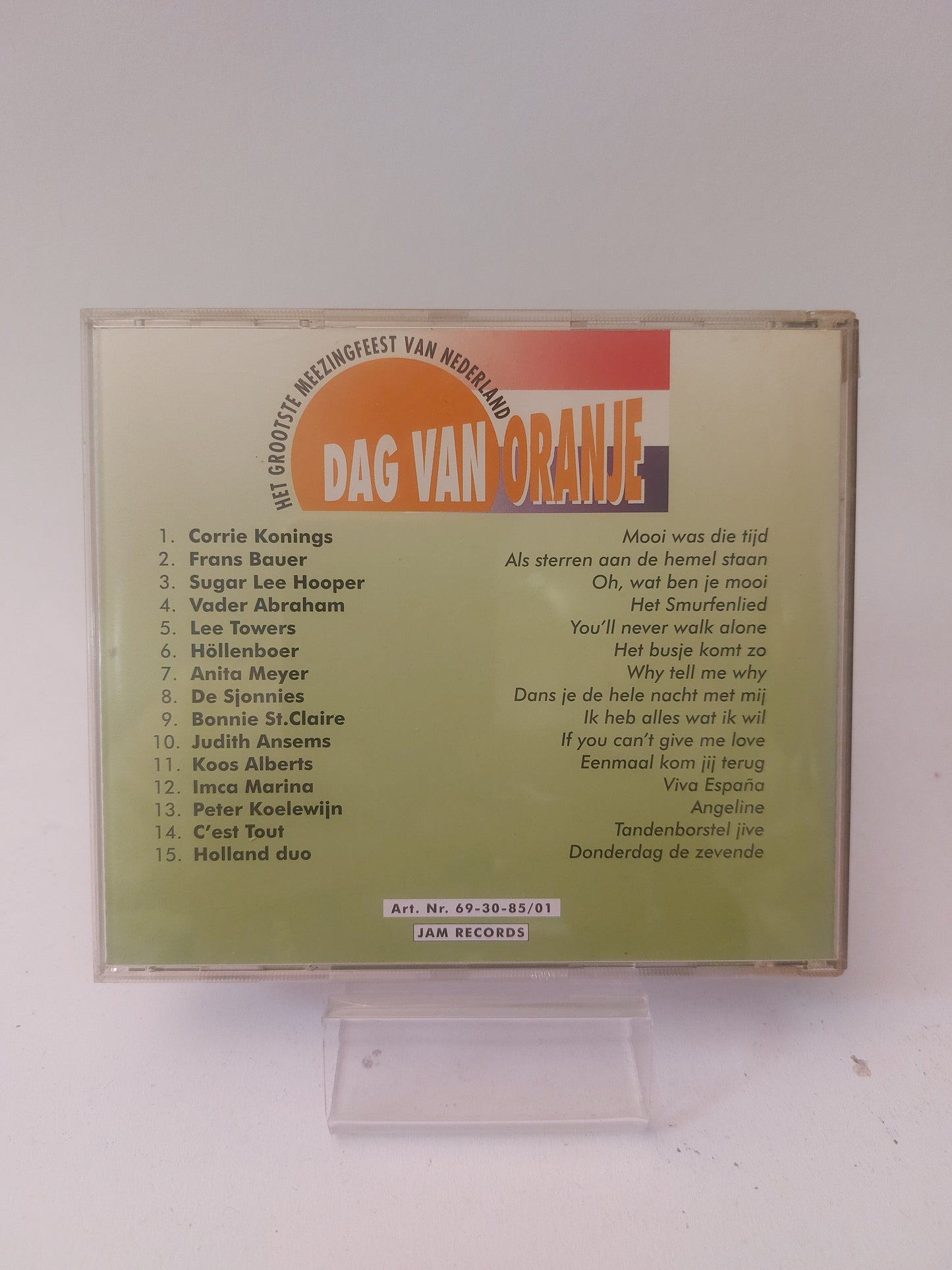 Dag Van Oranje: Nationale Meezingfeest Deel 1 CD