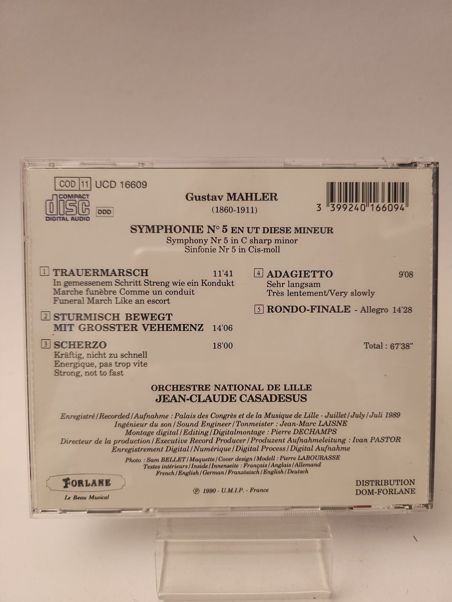 Gustav Mahler: Symphonie No5 CD