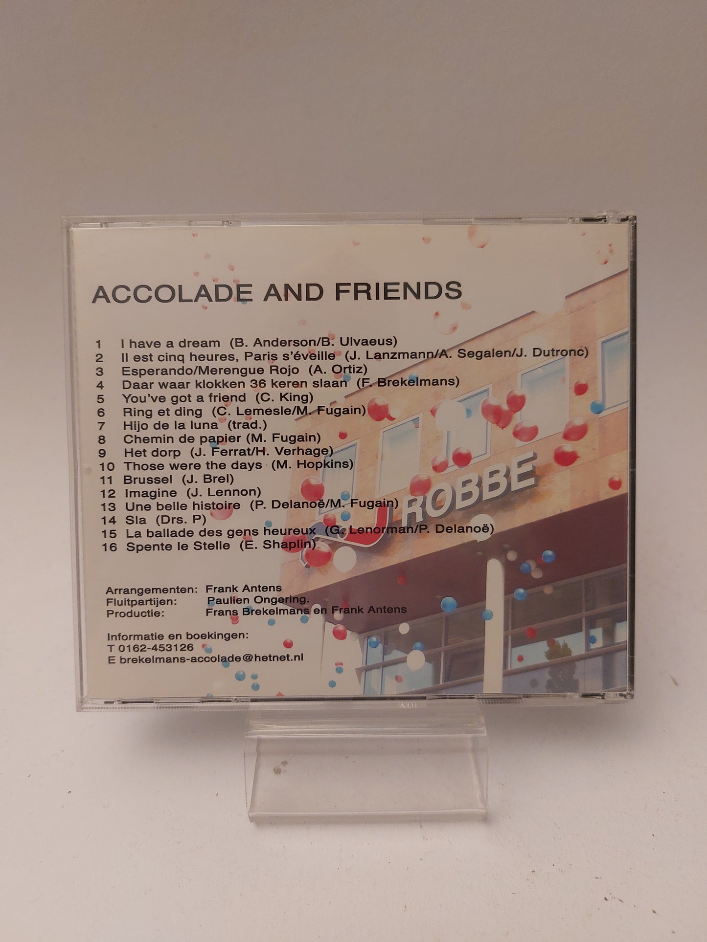 Accolade and Friends: Robbe Songs CD