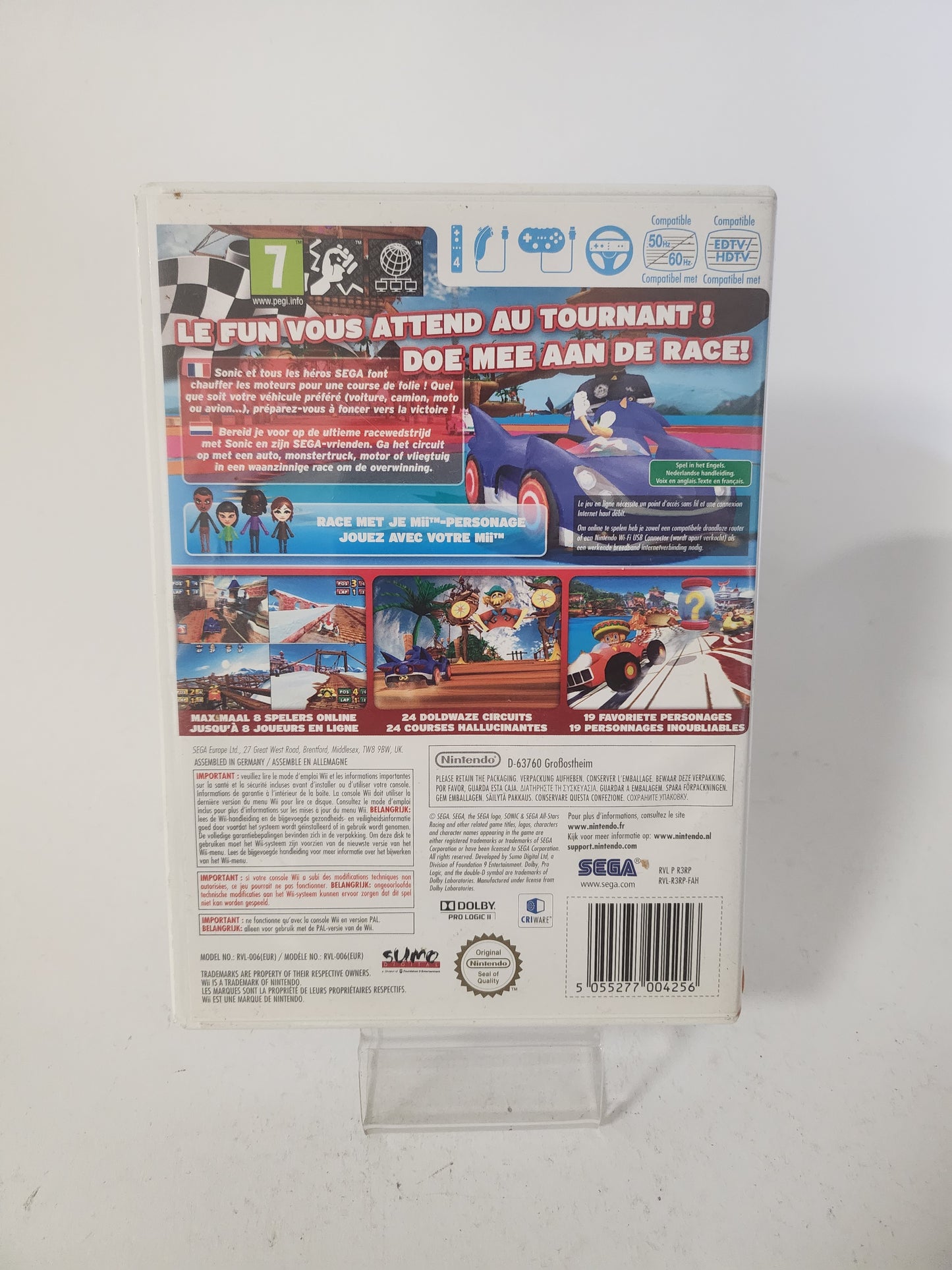 Sonic & Sega All-stars Racing (No Book) Nintendo Wii