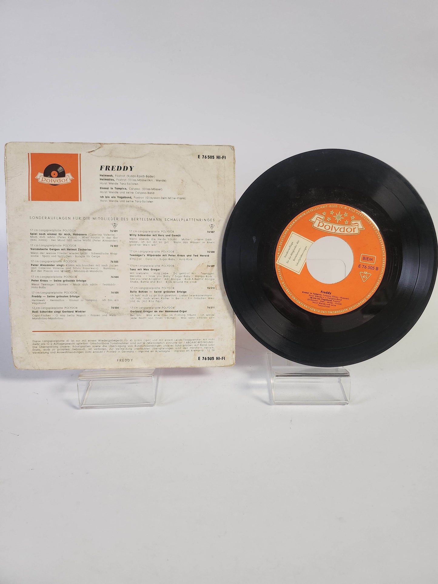 Freddy: Heimweh Single Vinyl - Feniks Gameshop