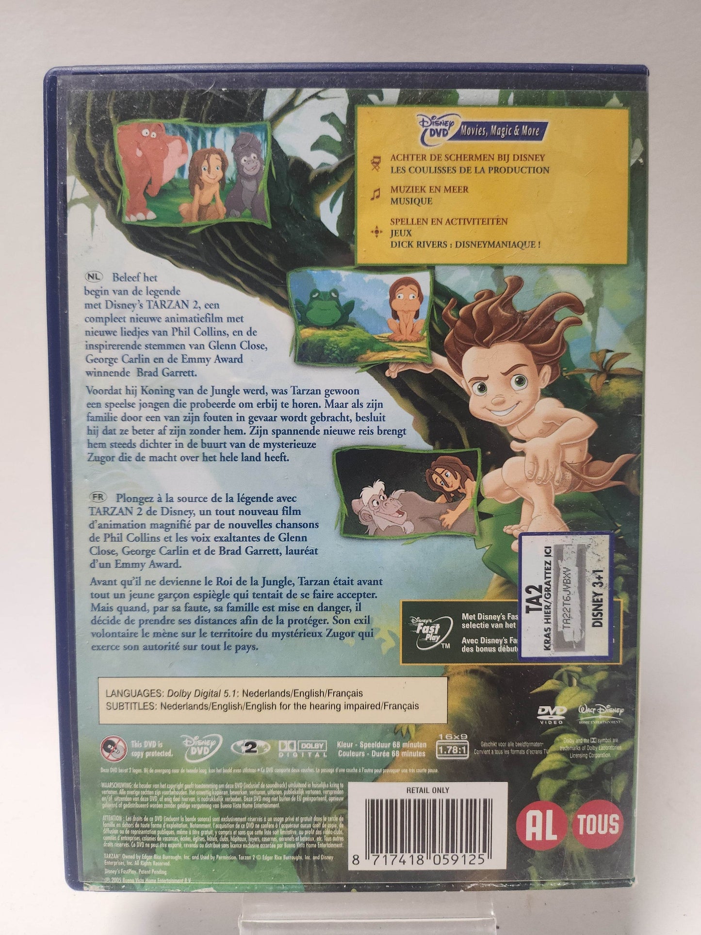 Disney Tarzan 2 DVD Kids - Feniks Gameshop