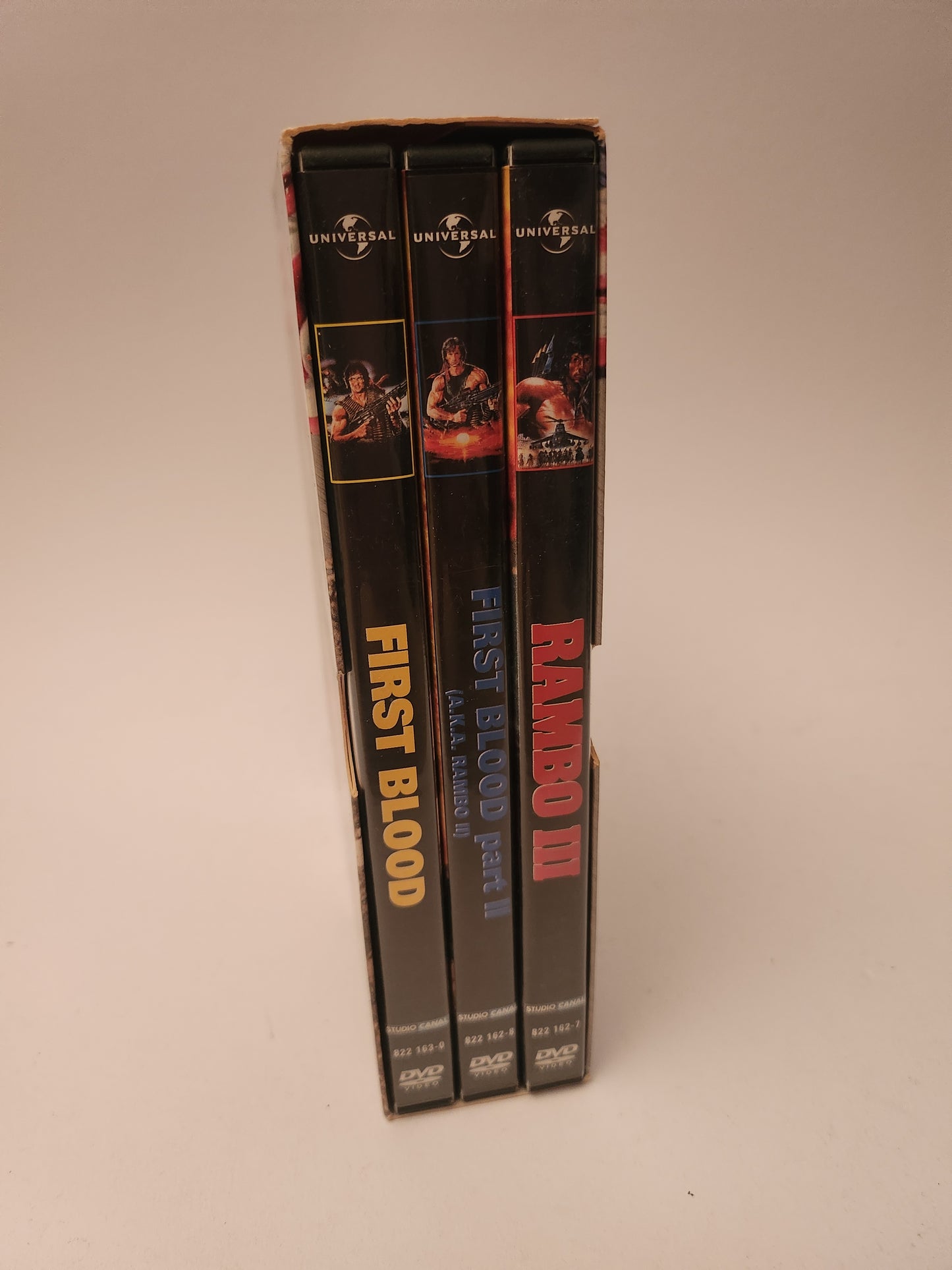 Stallone Rambo Trilogy Box DVD