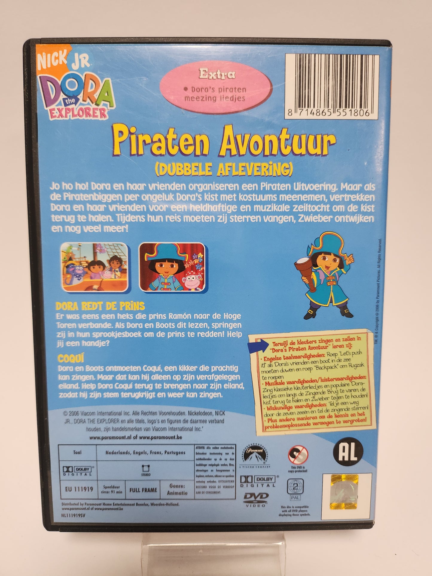 Dora the Explorer: Piraten Avontuur DVD Kids