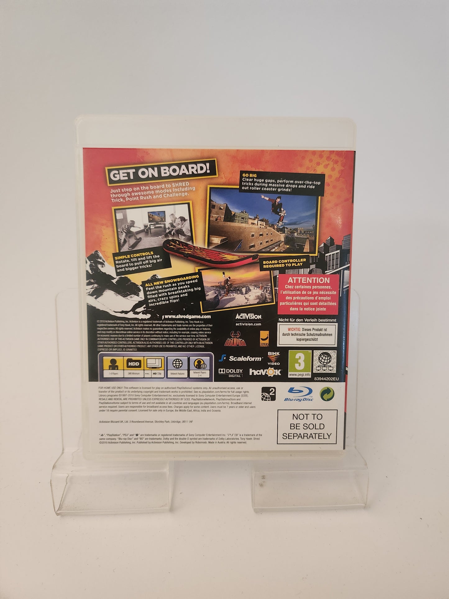 Tony Hawk Shred Playstation 3