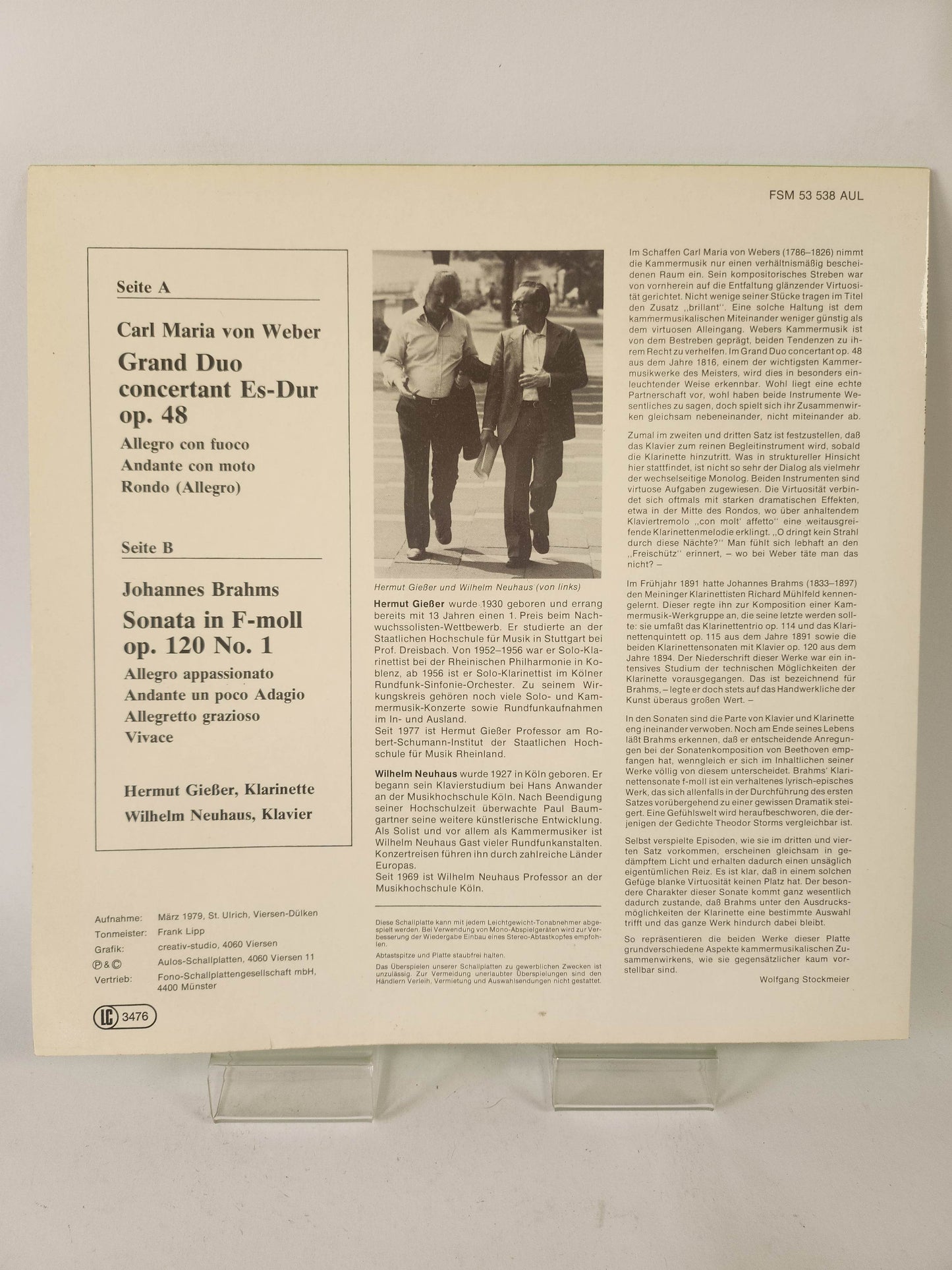 Grand Duo Concertant: Sonata F Moll LP Vinyl - Feniks Gameshop