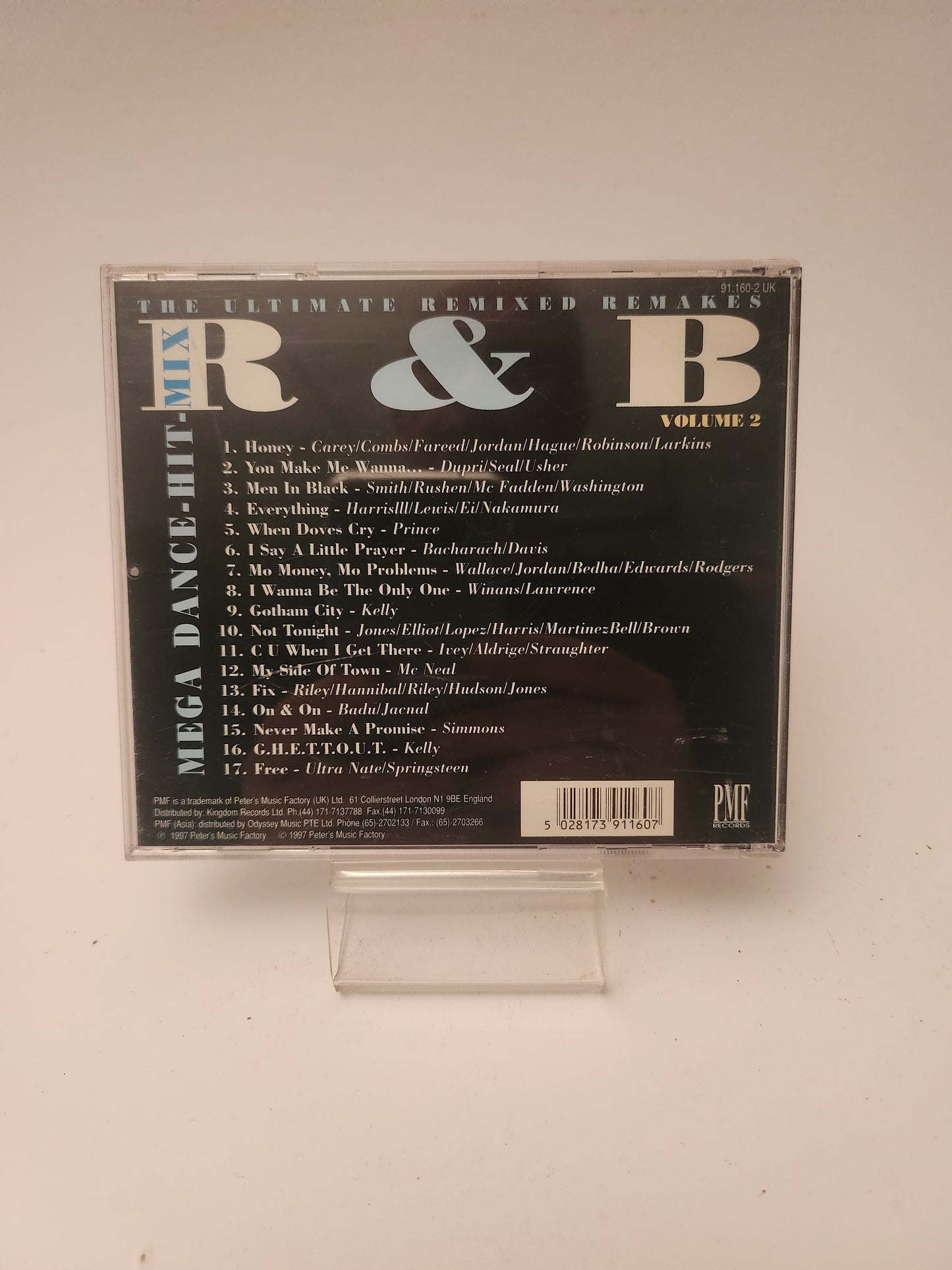 Mega Dance Hit Mix R&B Volume 2 CD