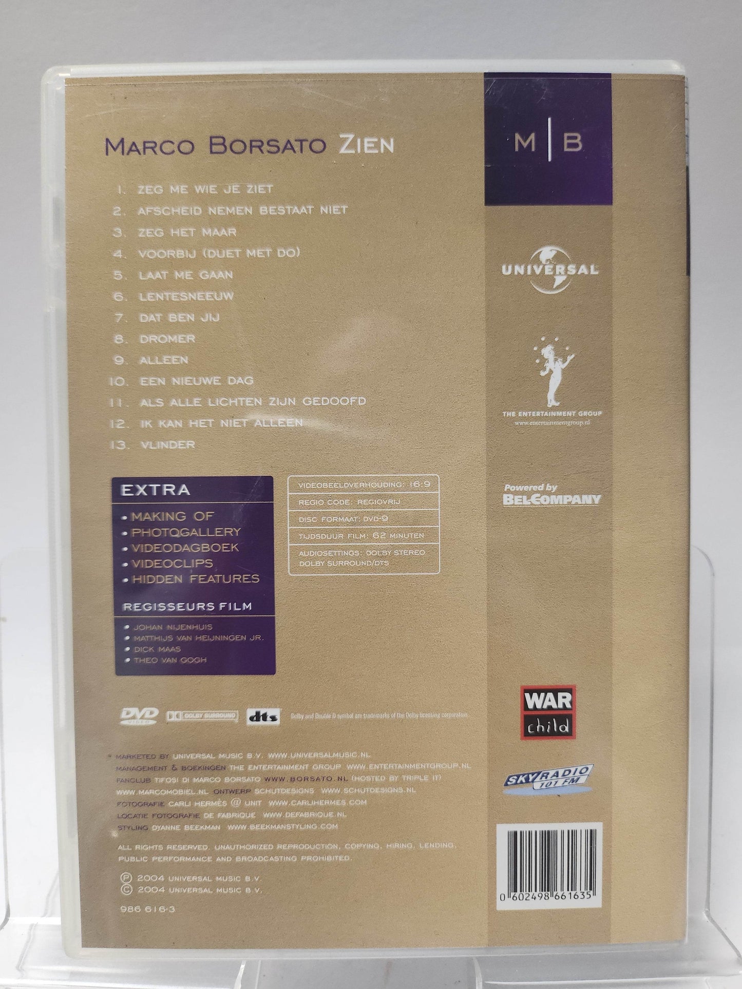 Marco Borsato: Zien DVD - Feniks Gameshop