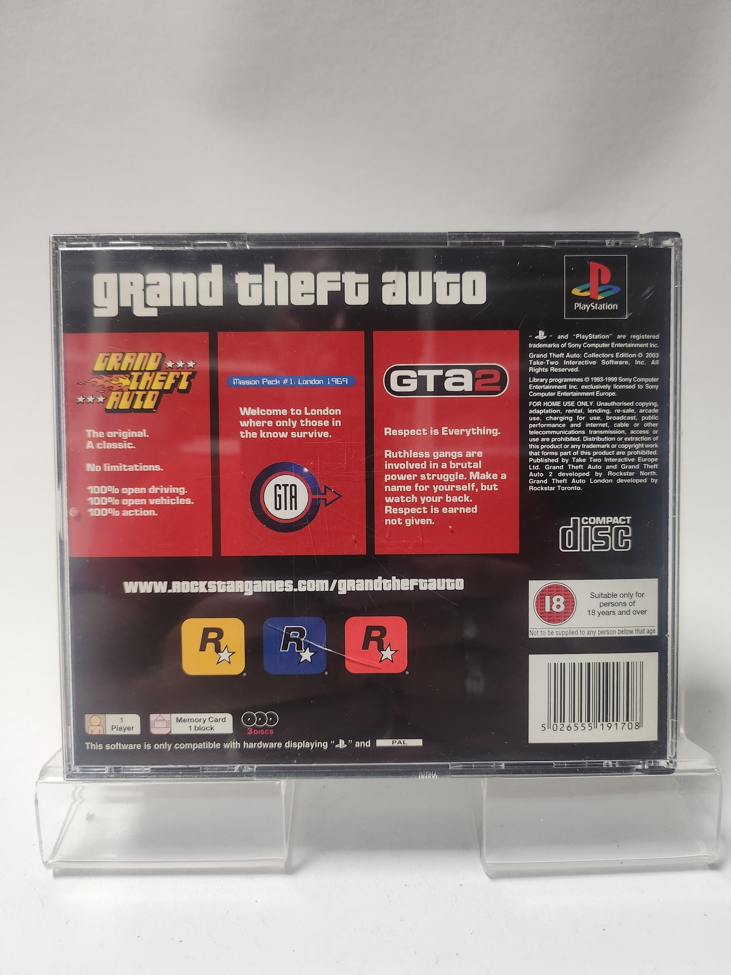 Grand Theft Auto Collector's Edition Playstation 1