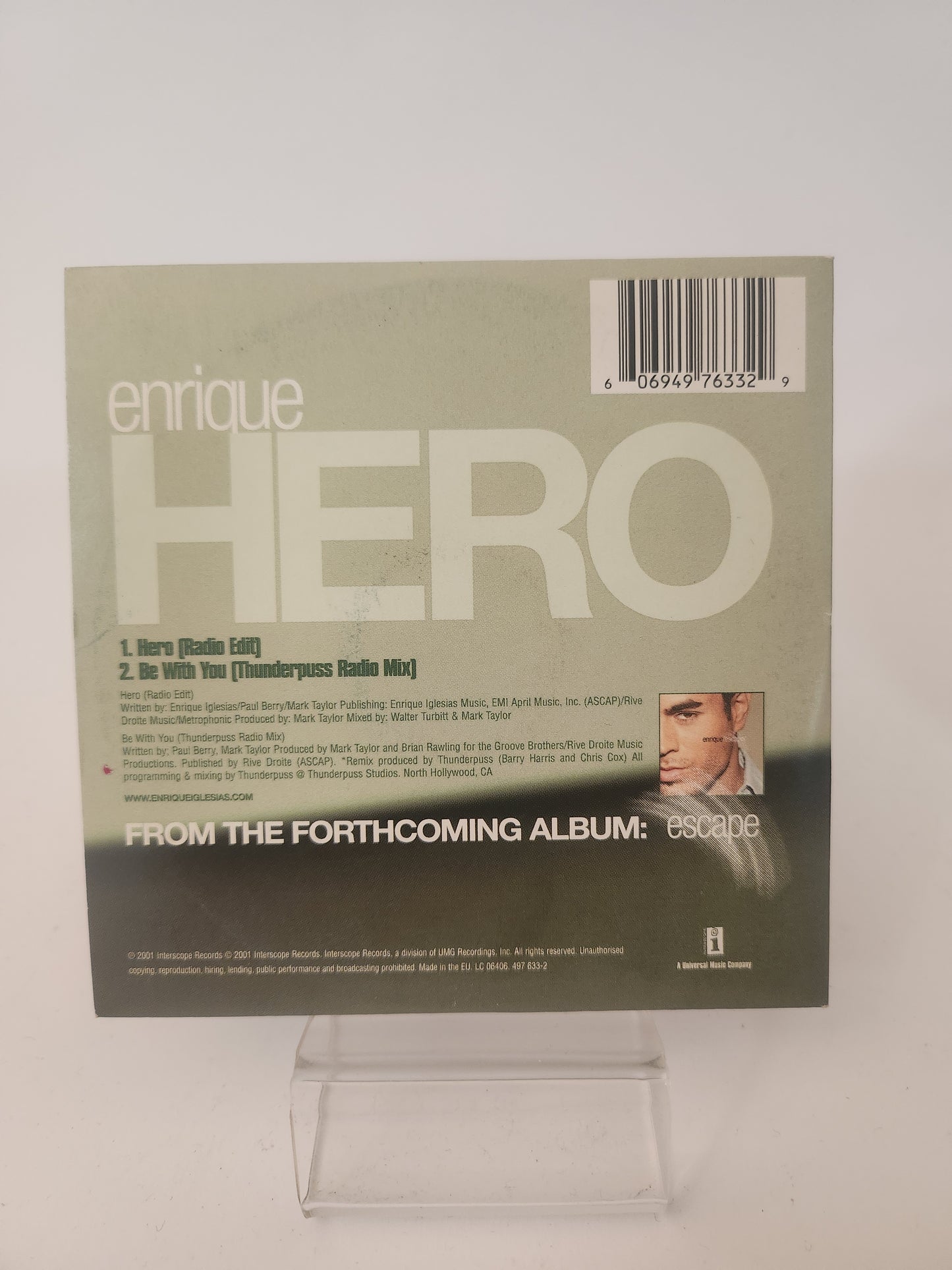 Enrique: Hero CD Single