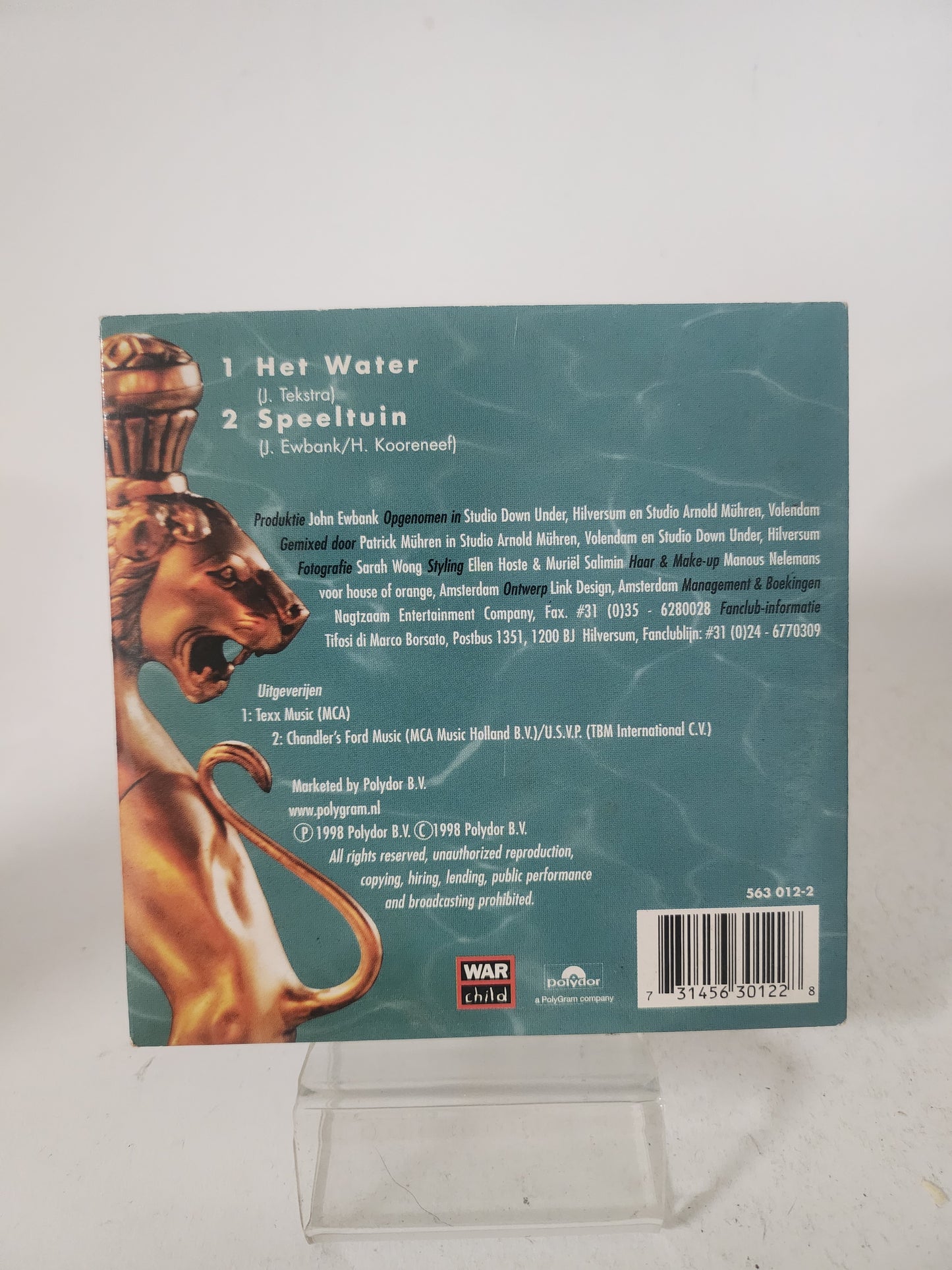 Marco Borsato: het Water CD Single