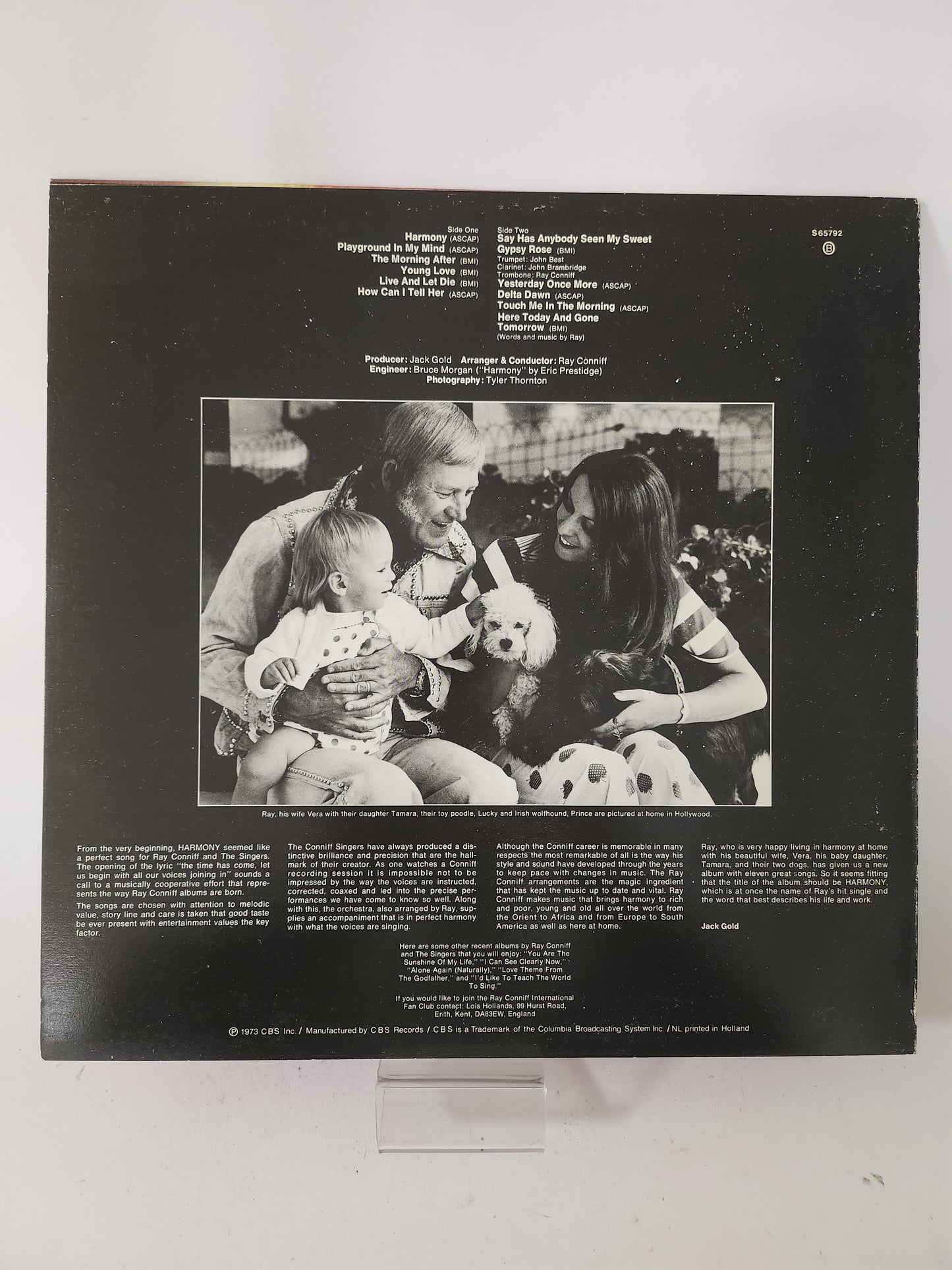 Ray Conniff: Harmony LP Vinyl