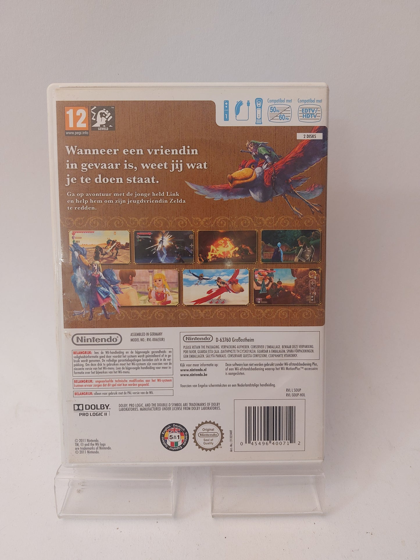 Legend of Zelda Skyward Sword inclusief CD met Orkestmuziek Nintendo Wii