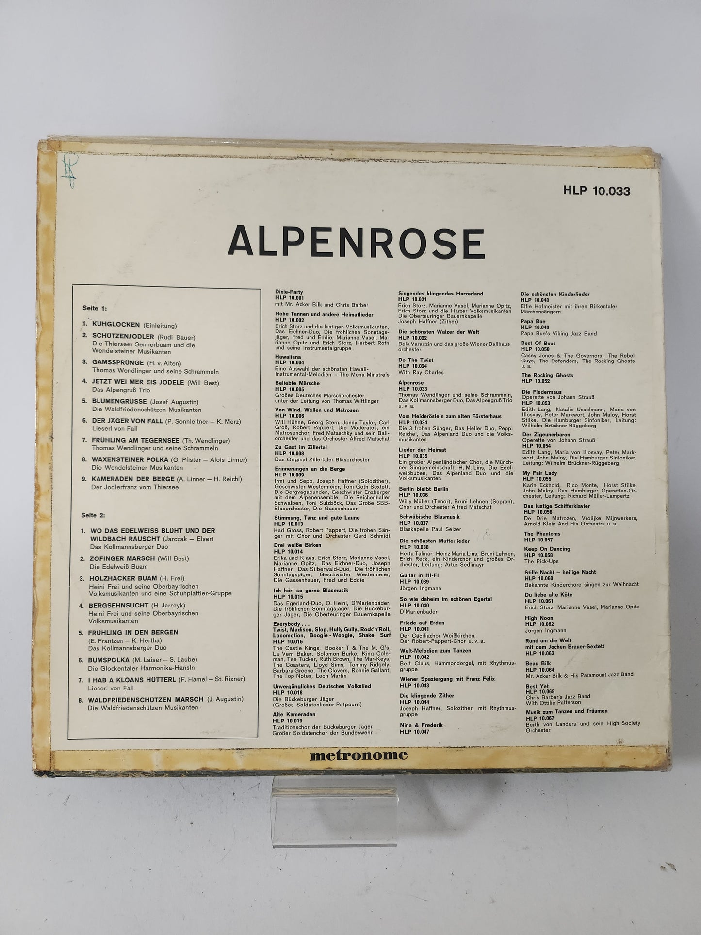 Alpenrose LP Vinyl