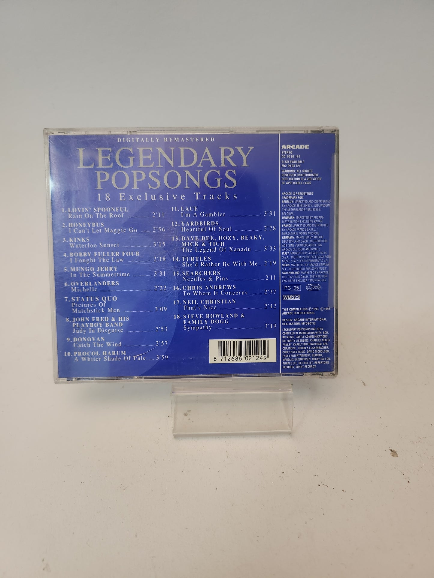 Legendary Popsongs: 18 Exclusive Tracks CD