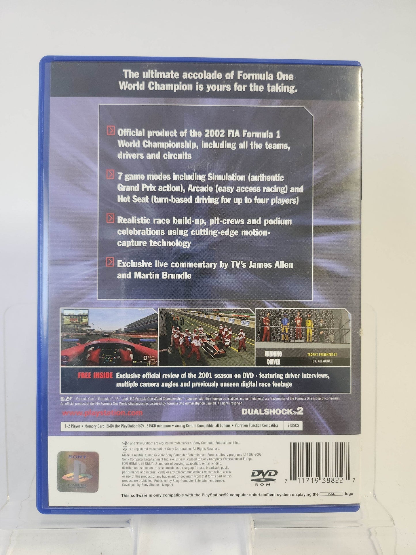 Formula One 2002 met Bonus Dvd Playstation 2 - Feniks Gameshop