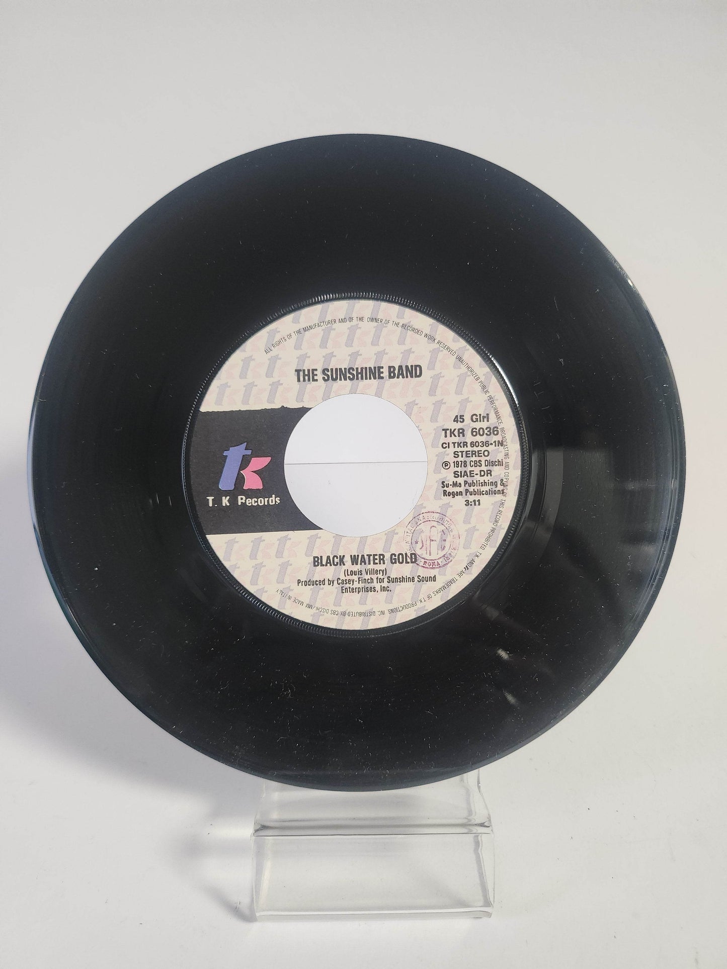 Sunshine Band: Black Water Gold Single Vinyl - Feniks Gameshop