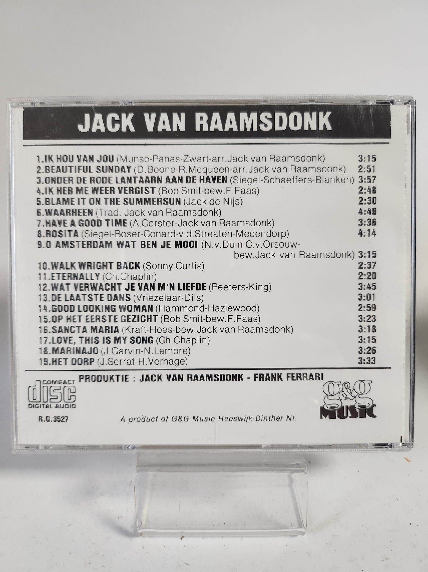 Jack van Raamsdonk: Ik Hou van Jou CD - Feniks Gameshop