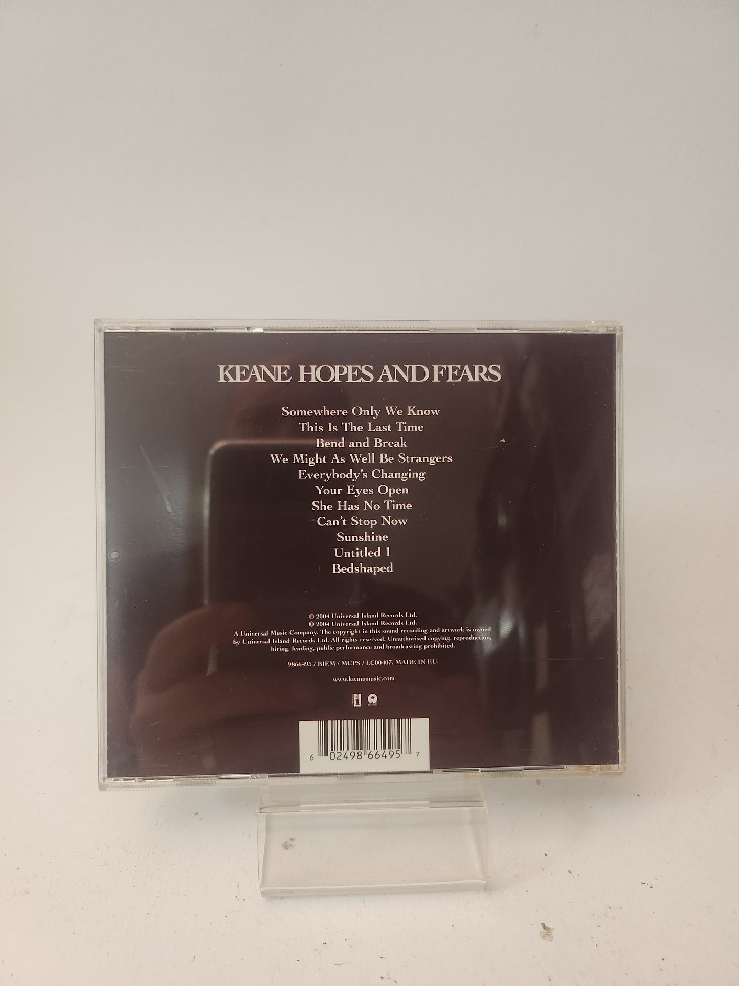 Keane: Hopes and Fears CD