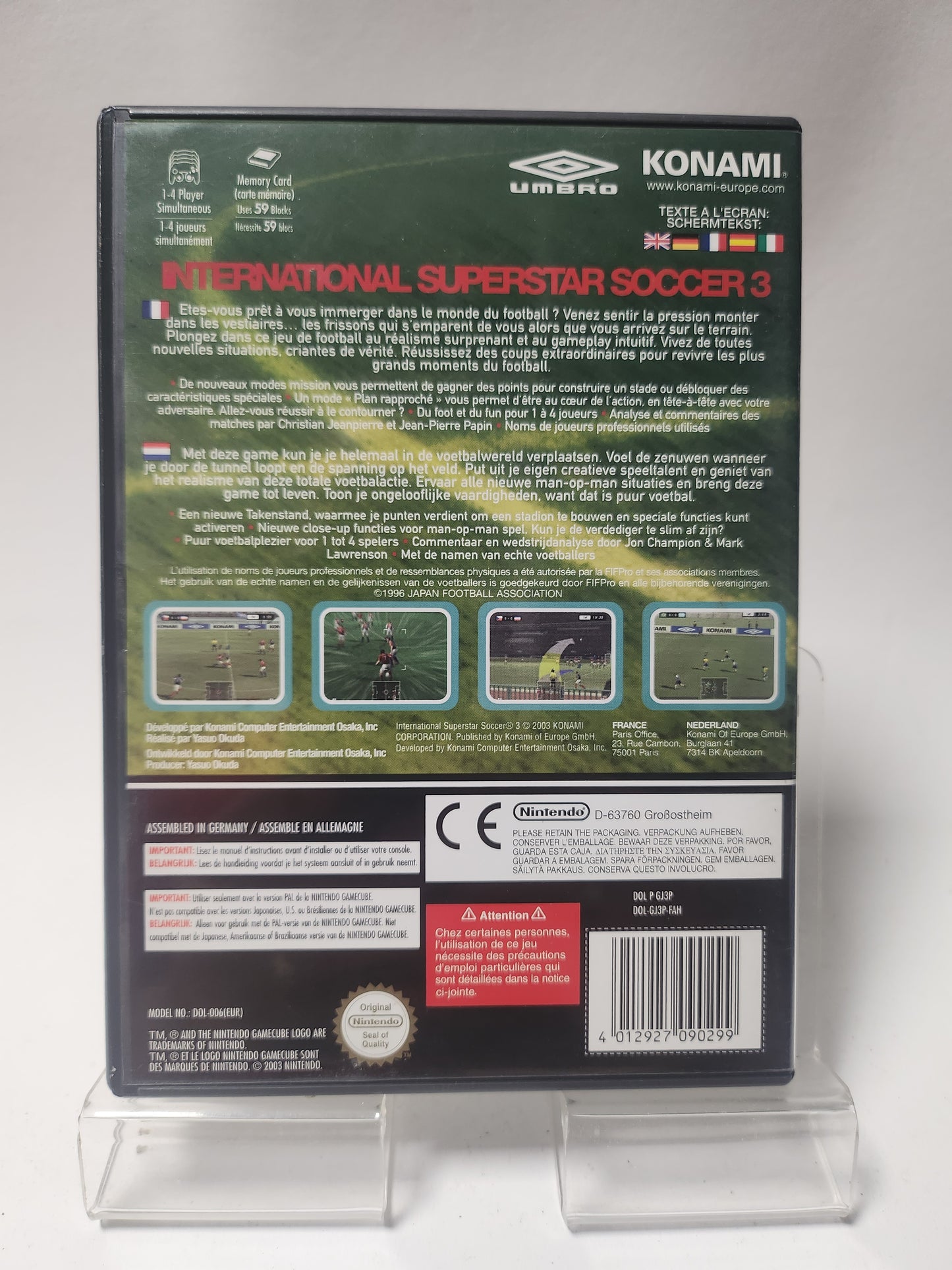 International Superstar Soccer 3 Nintendo Gamecube