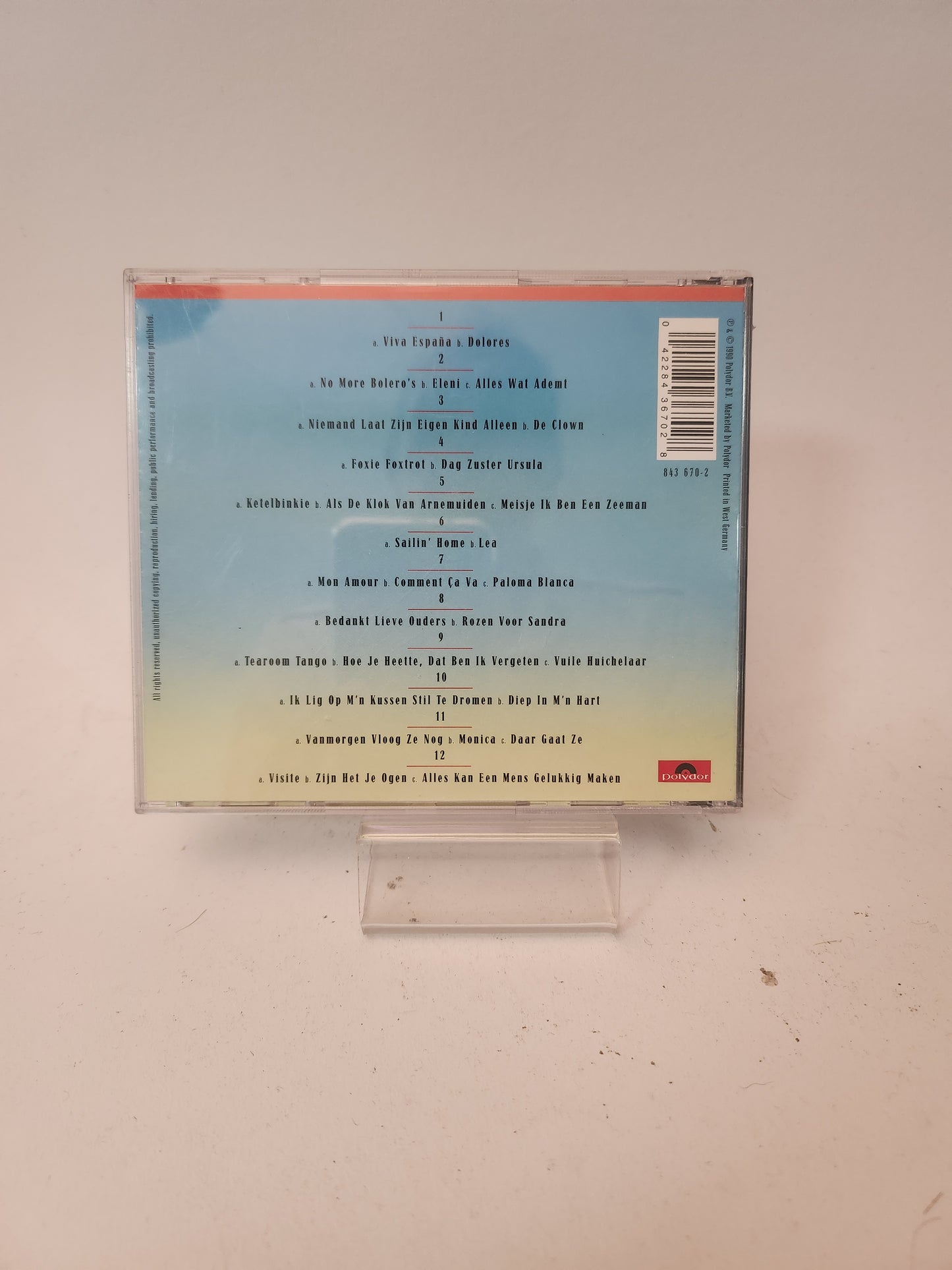 James Last: in Holland 2 "de 30 Mooiste Nederlandse Hits" CD