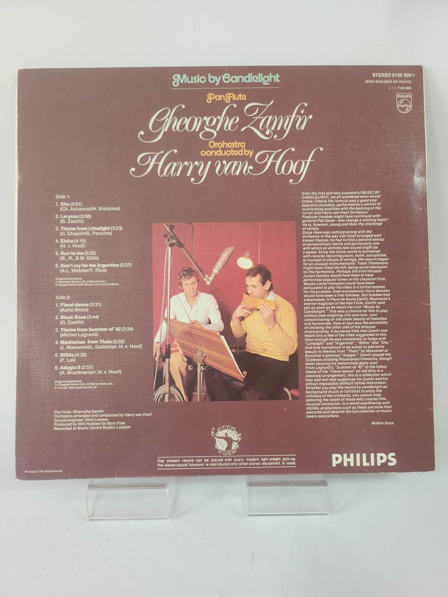 Music by Candlelight: Panflute Gheorghe Zamfir LP Vinyl - Feniks Gameshop