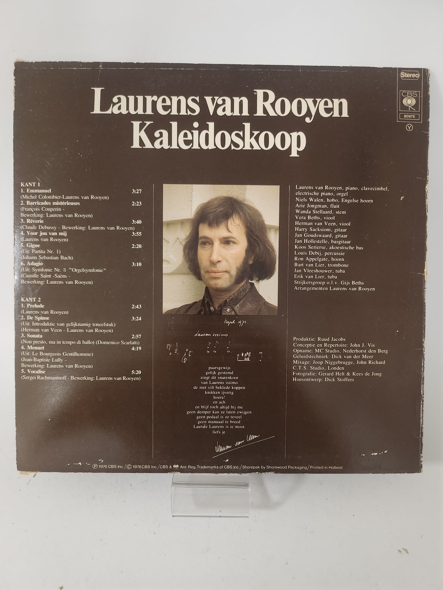 Kaleidoskoop: Laurens van Rooyen LP Vinyl