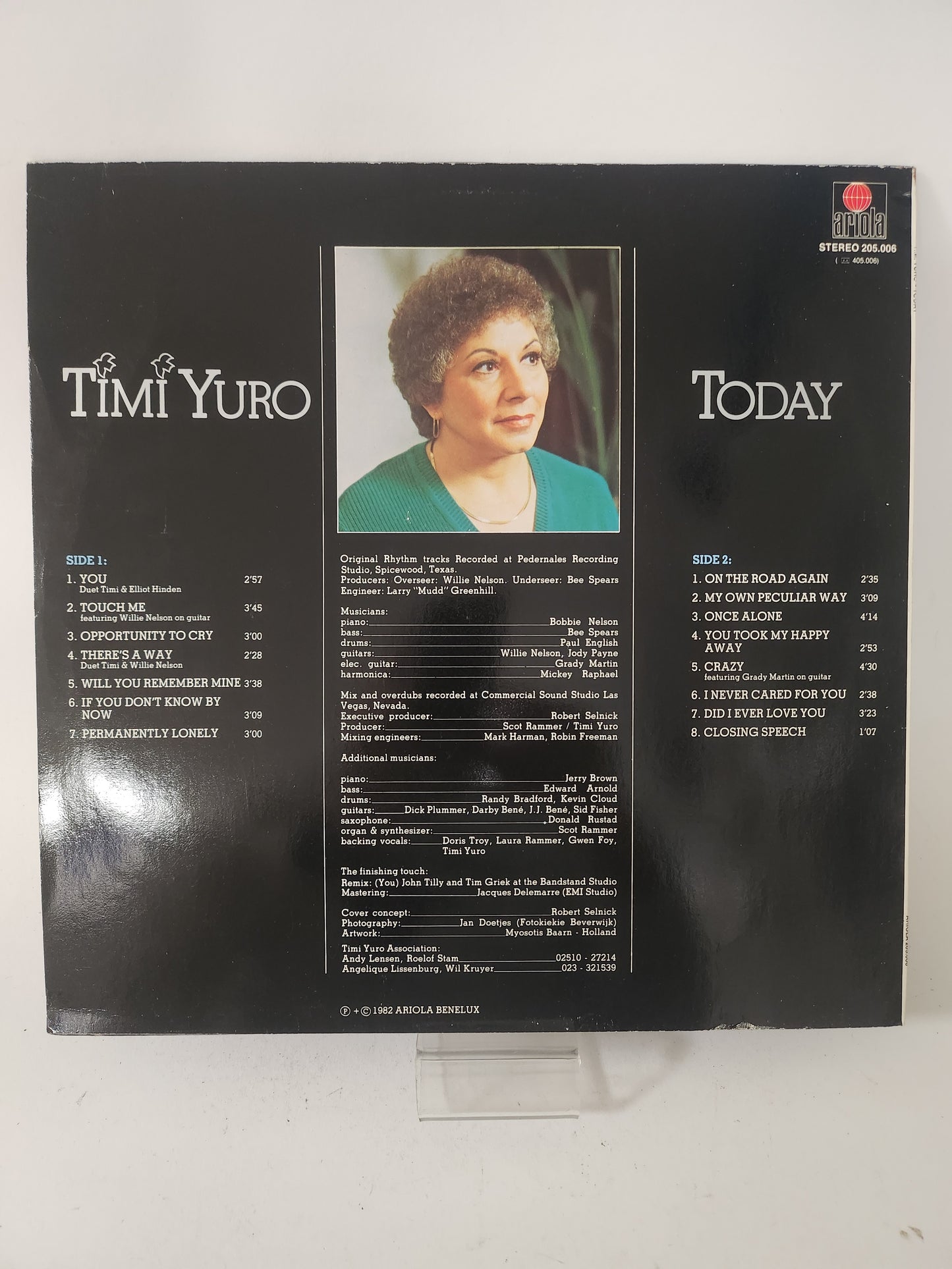 Today: Timi Yuro LP Vinyl