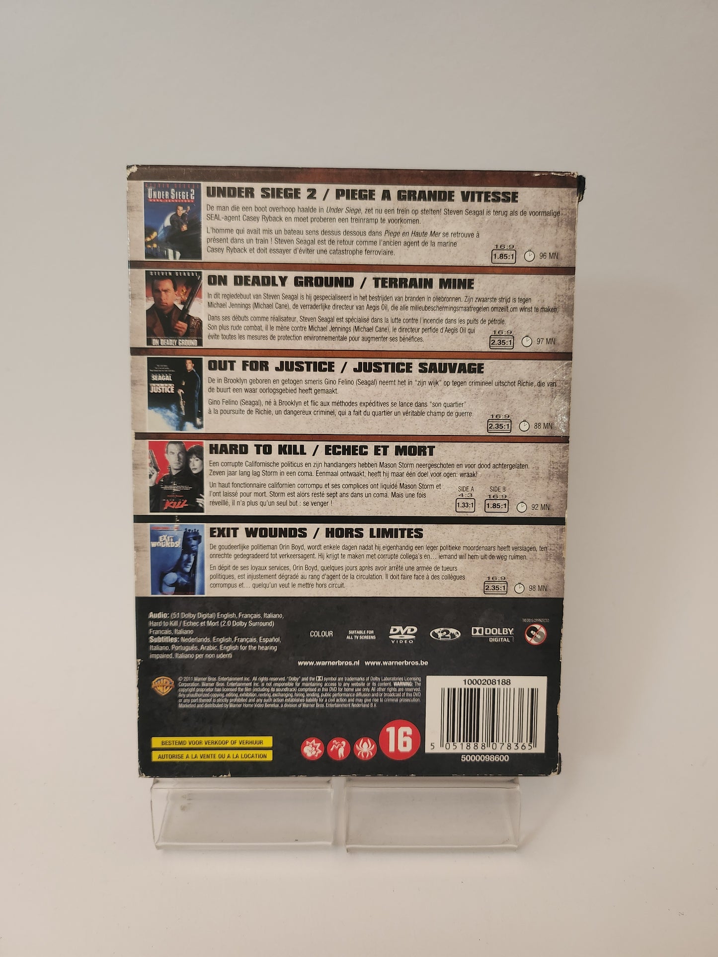 Steven Segal Collection 2 Box DVD