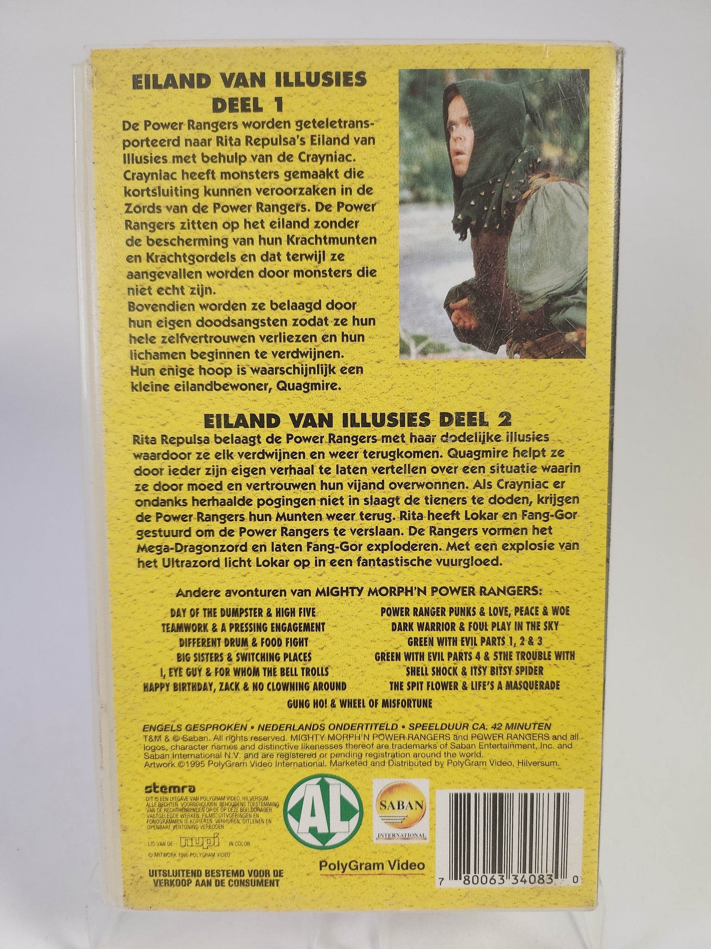 Power Rangers: Eiland van Illusies Deel 1 & 2 VHS Kids - Feniks Gameshop