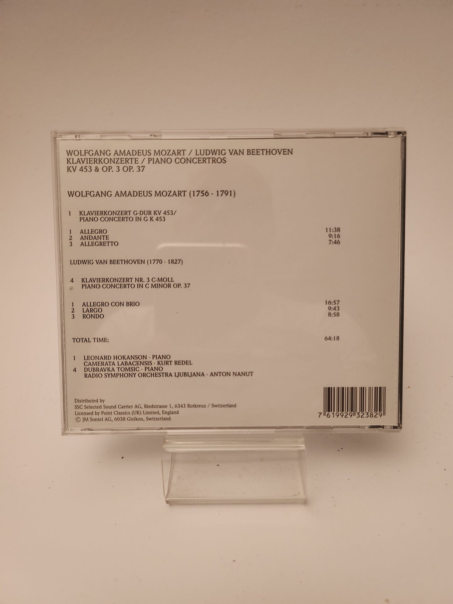 Mozart & Beethoven: Weltberühmte Klavierkonzerte CD